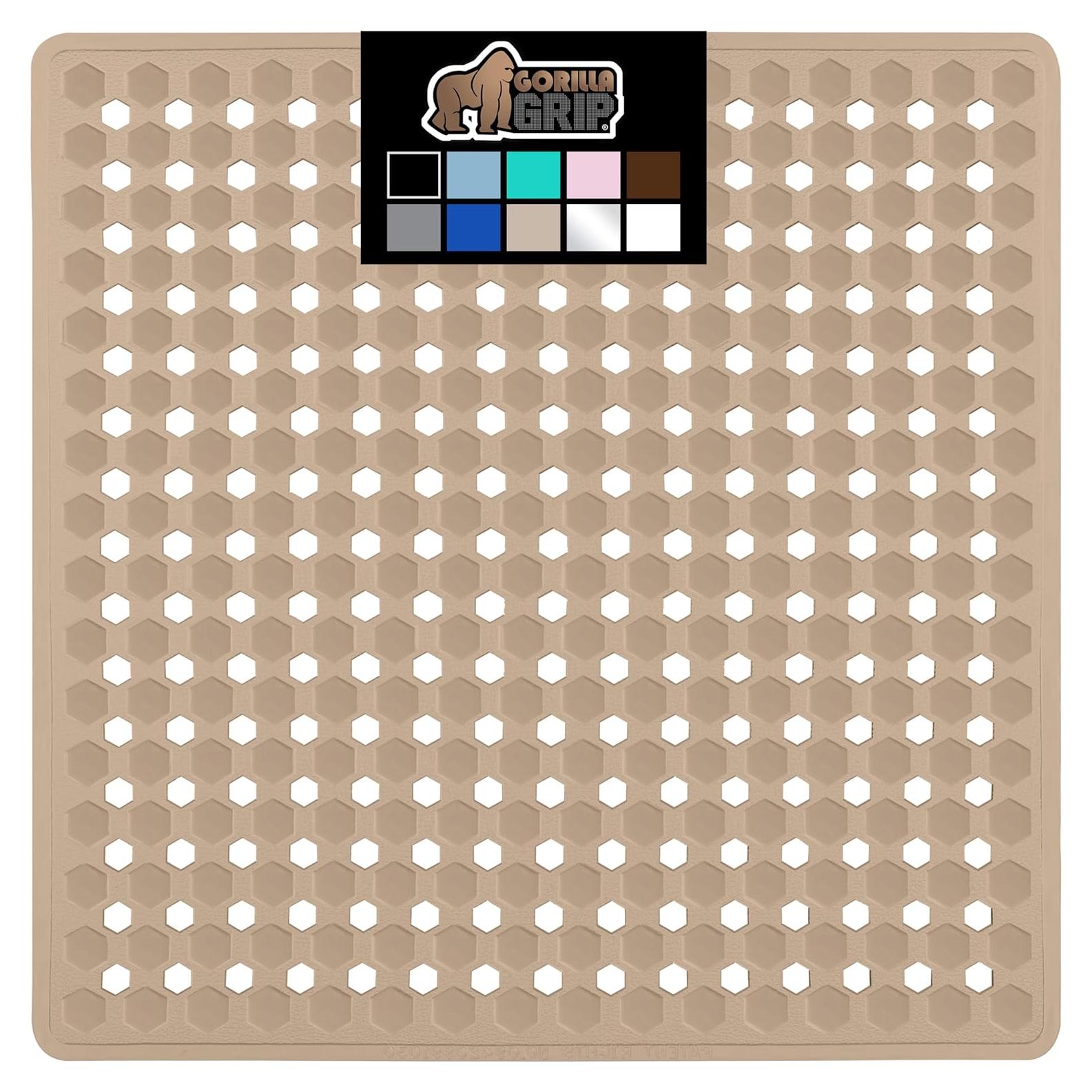 Alfombrilla de Ducha GORILLA GRIP Cuadrada 53.34 cm Beige
