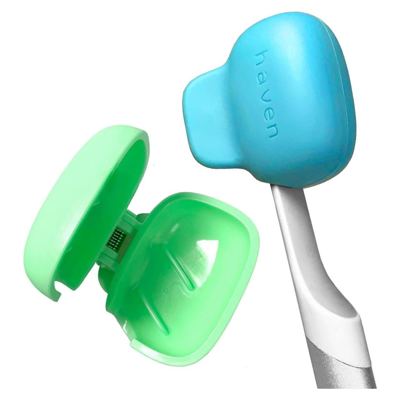 Funda de Cepillo de Dientes Haven - Pack de 2 - Esmeralda y Aqua