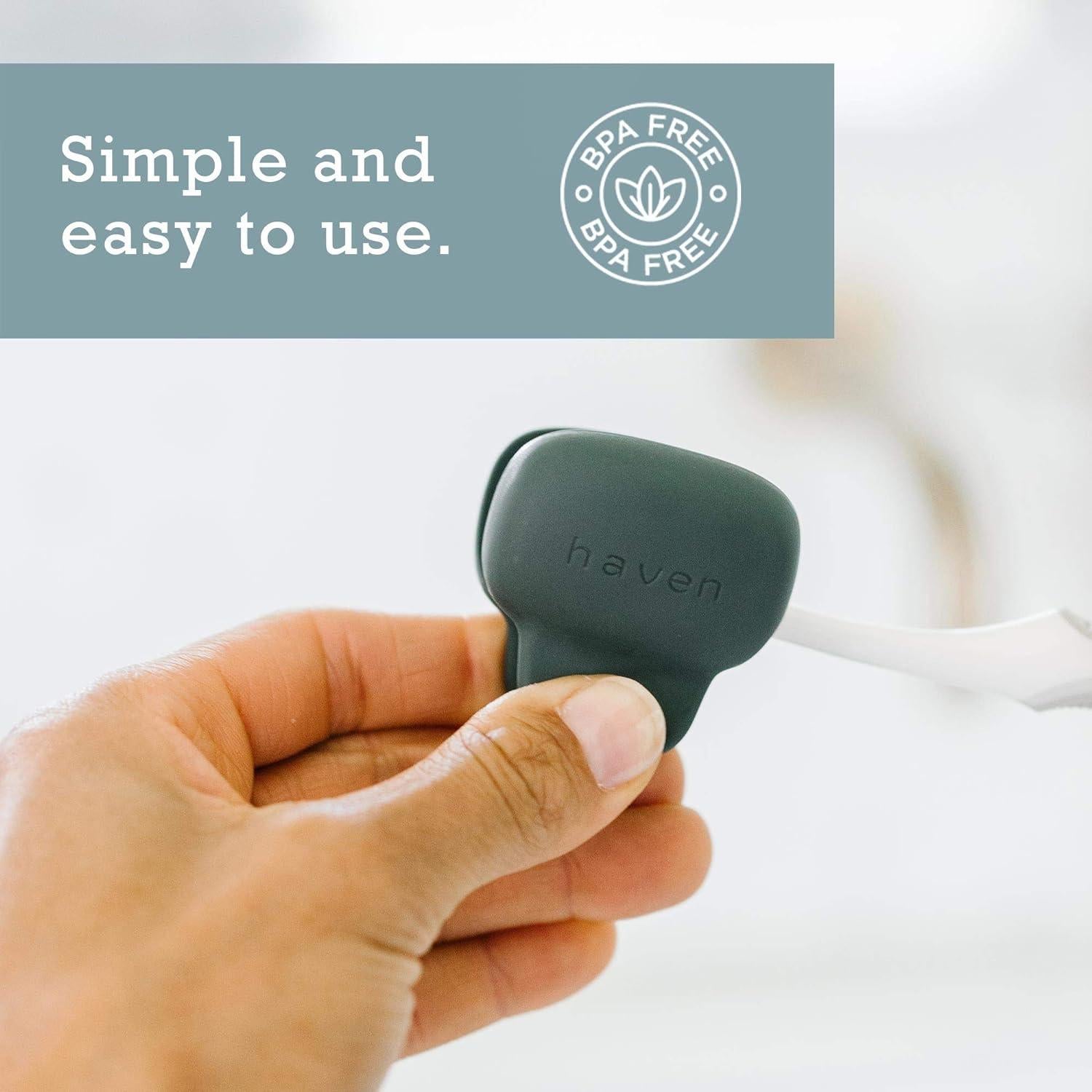 Funda de Cepillo de Dientes Haven - Pack de 2 - Esmeralda y Aqua