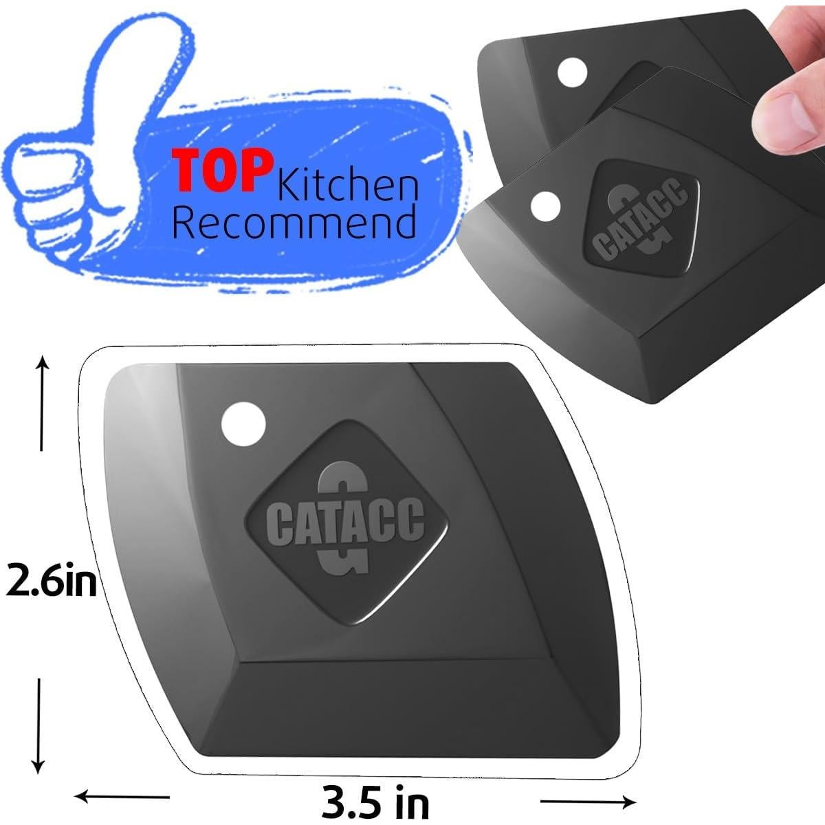Juego de 4 Raspadores de Sartén G.CATACC - Plástico Duradero
