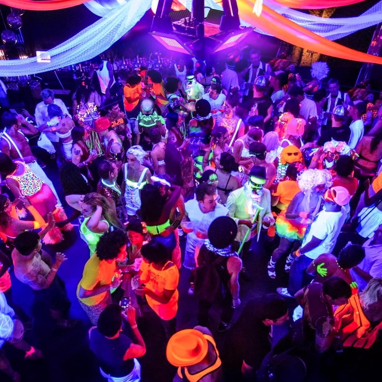 Luz Negra UV 150W AffyBulb Paquete de 2 IP66 para Fiestas