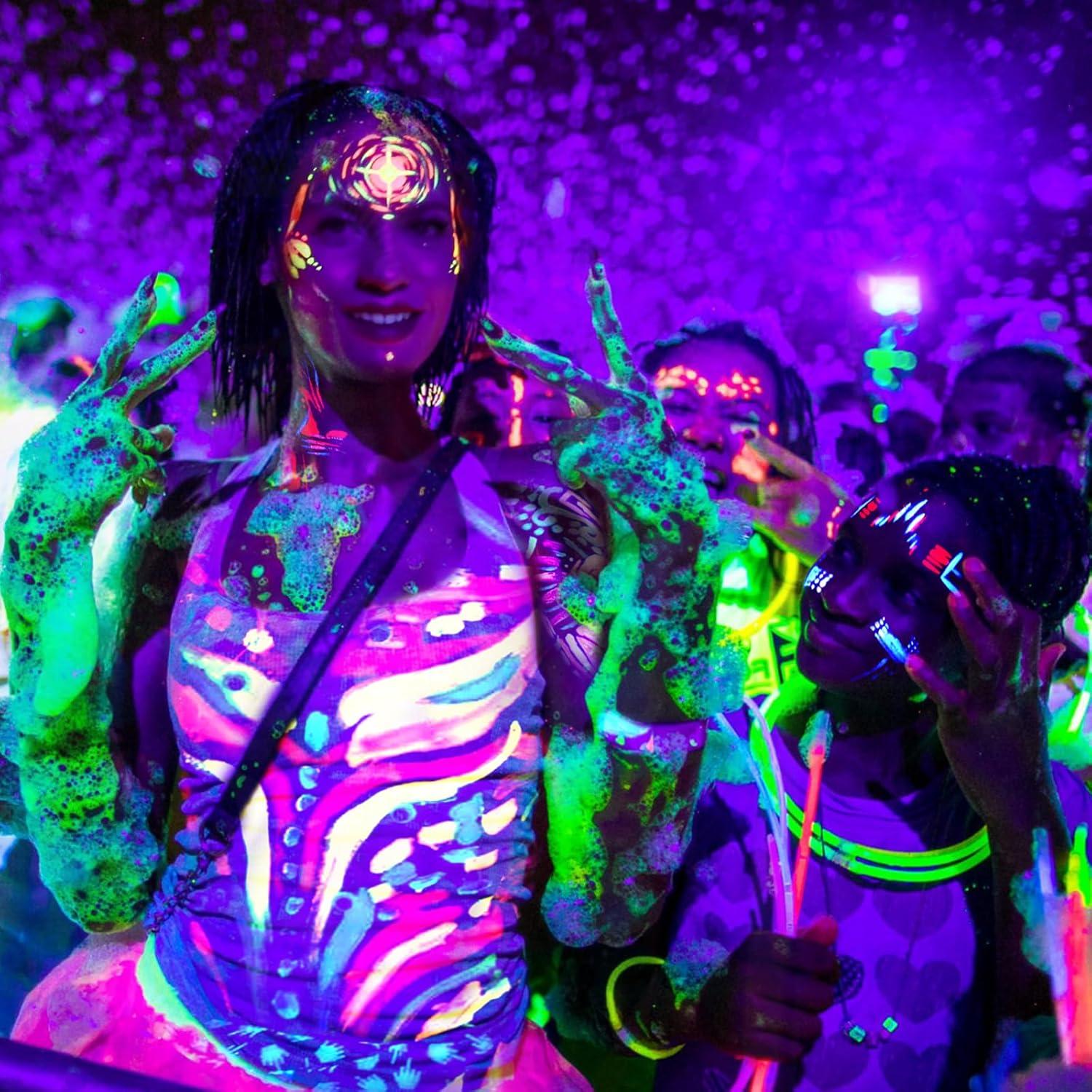 Luz Negra UV 150W AffyBulb Paquete de 2 IP66 para Fiestas