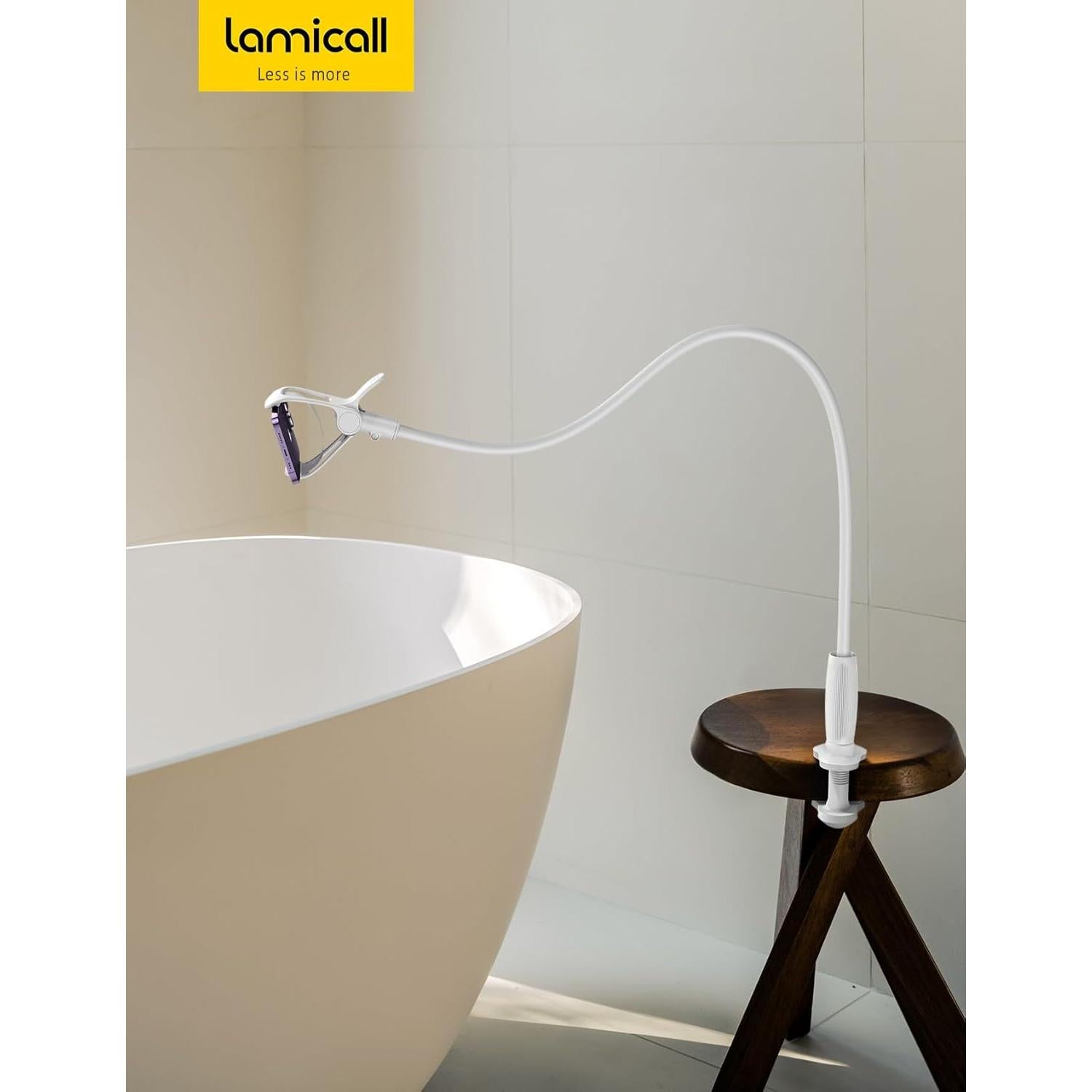 Soporte para teléfono Lamicall STGP01-EU-W cuello de ganso 84.8 cm