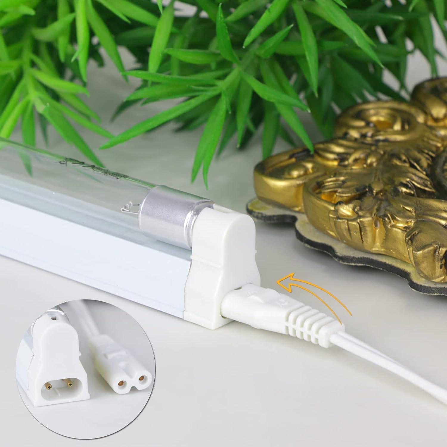 Lámpara Desinfectante UV Coospider 6W Libre de Ozono 23.5cm