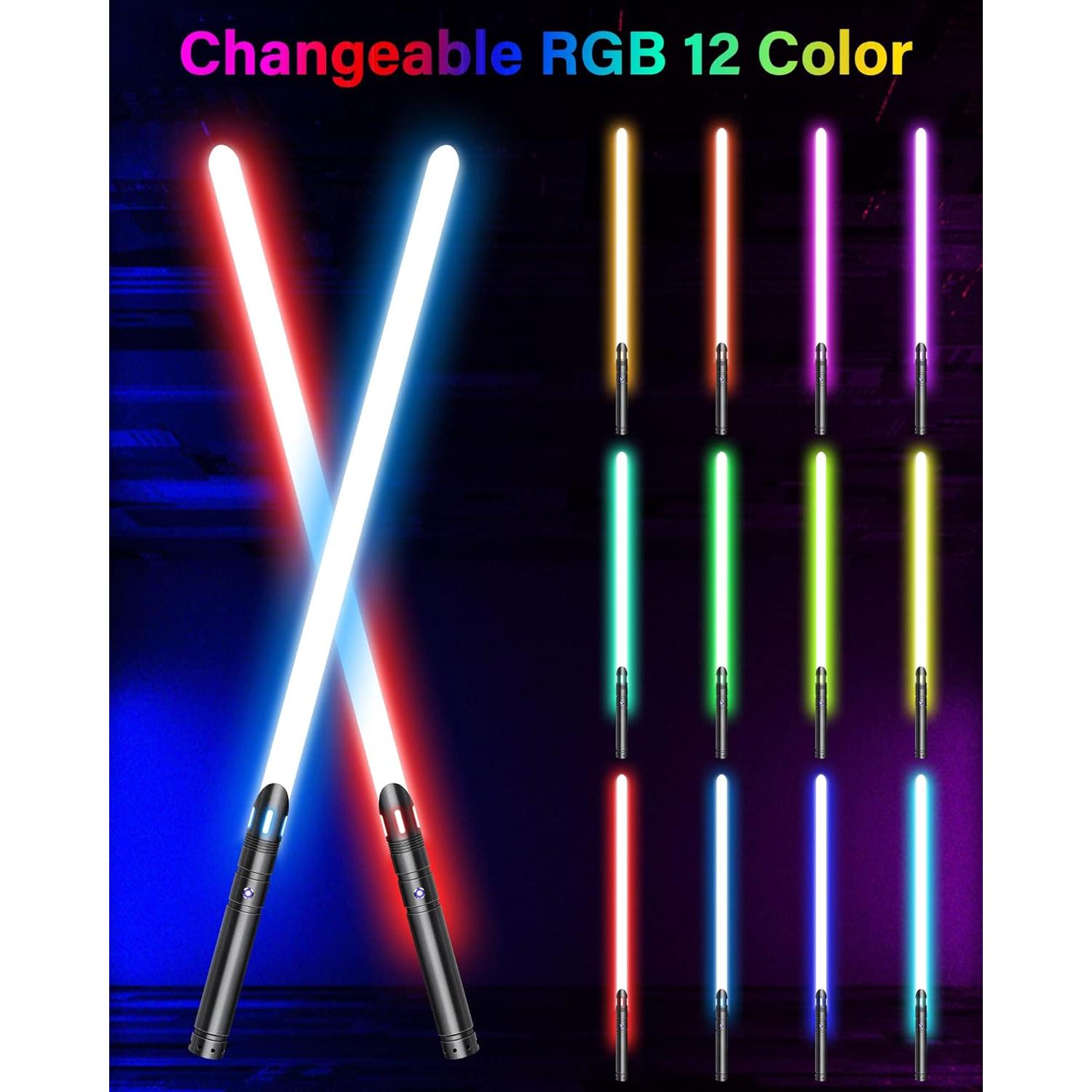 Sable de Luz ANASABER CT008 RGB 12 Colores con Metal