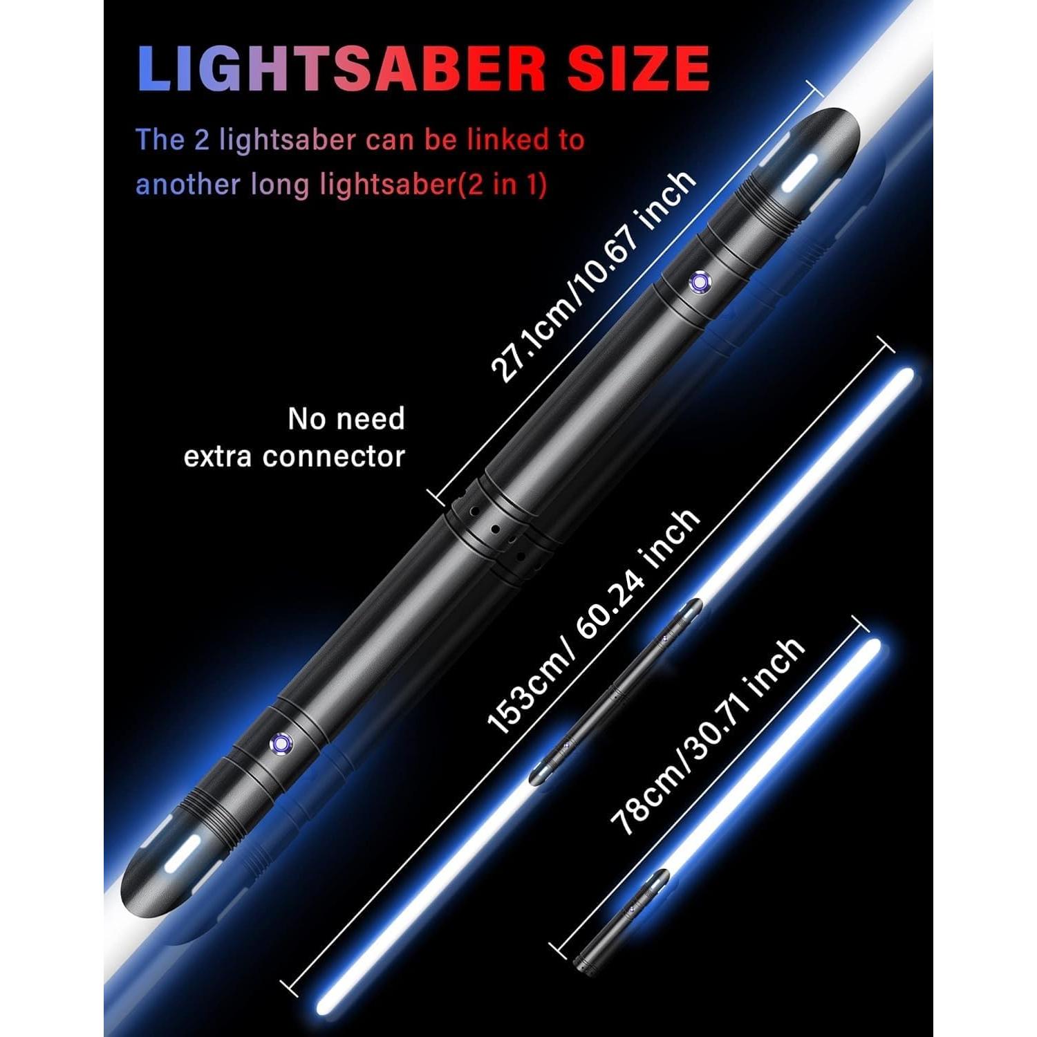 Sable de Luz ANASABER CT008 RGB 12 Colores con Metal