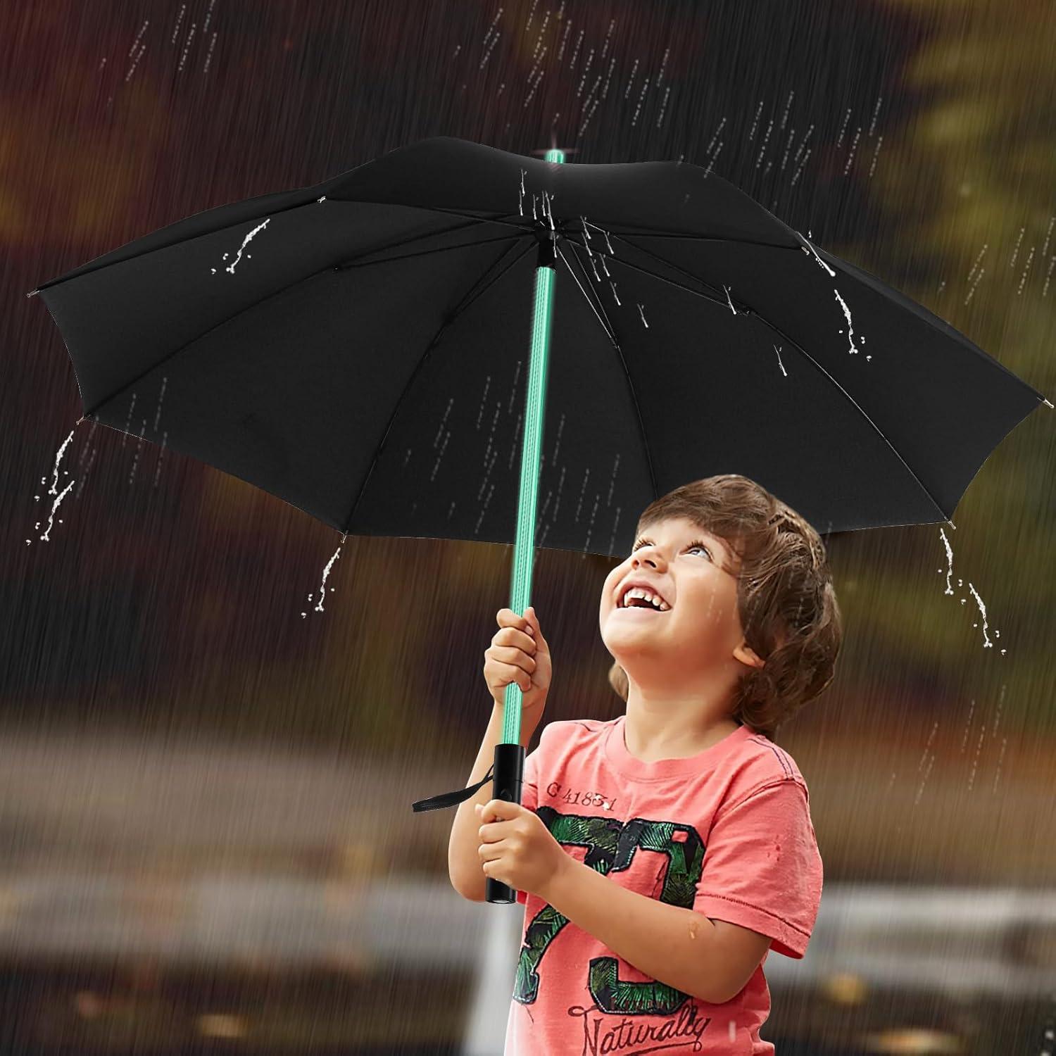 Paraguas LED BESTKEE Sable de Luz 82 cm a Prueba de Viento