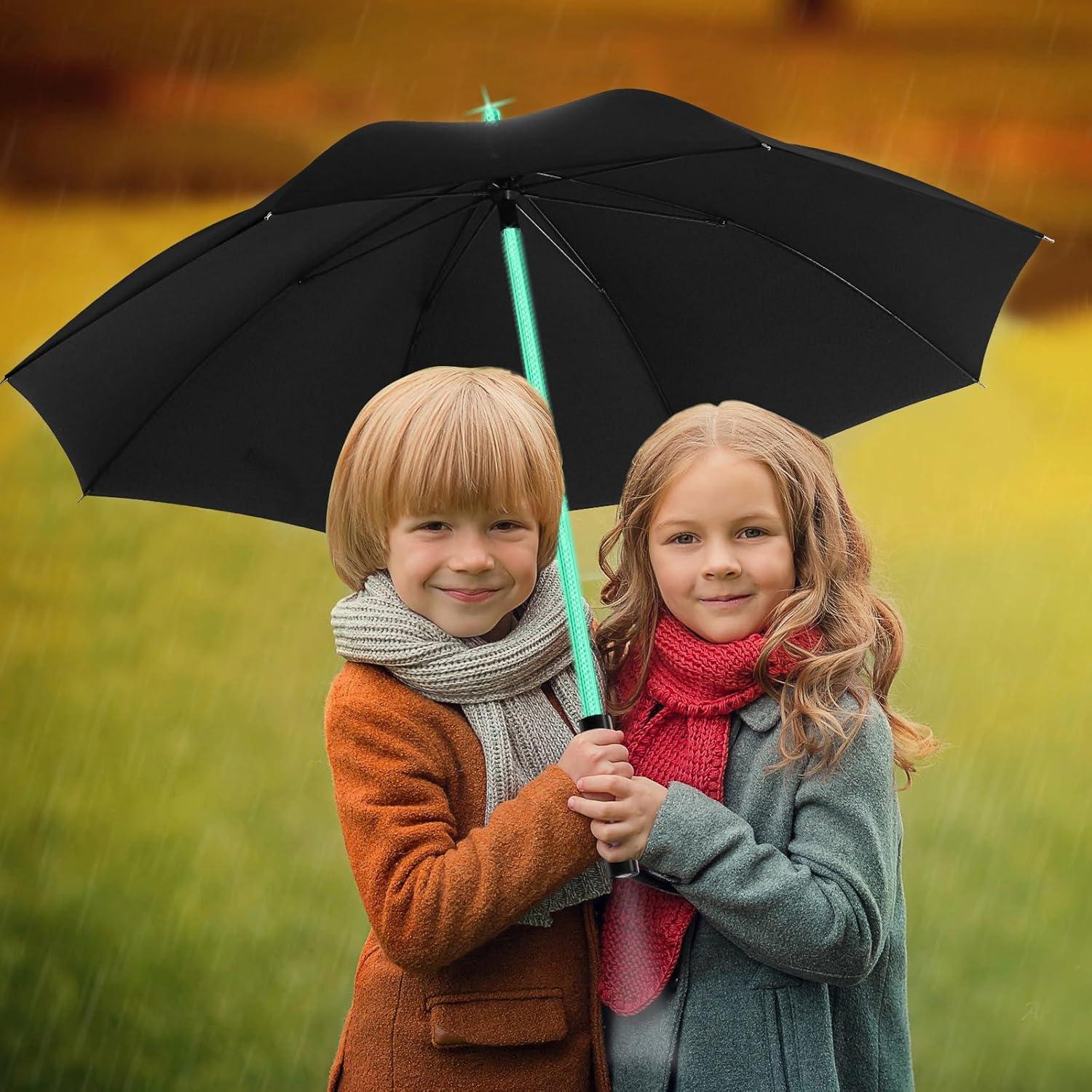 Paraguas LED BESTKEE Sable de Luz 82 cm a Prueba de Viento