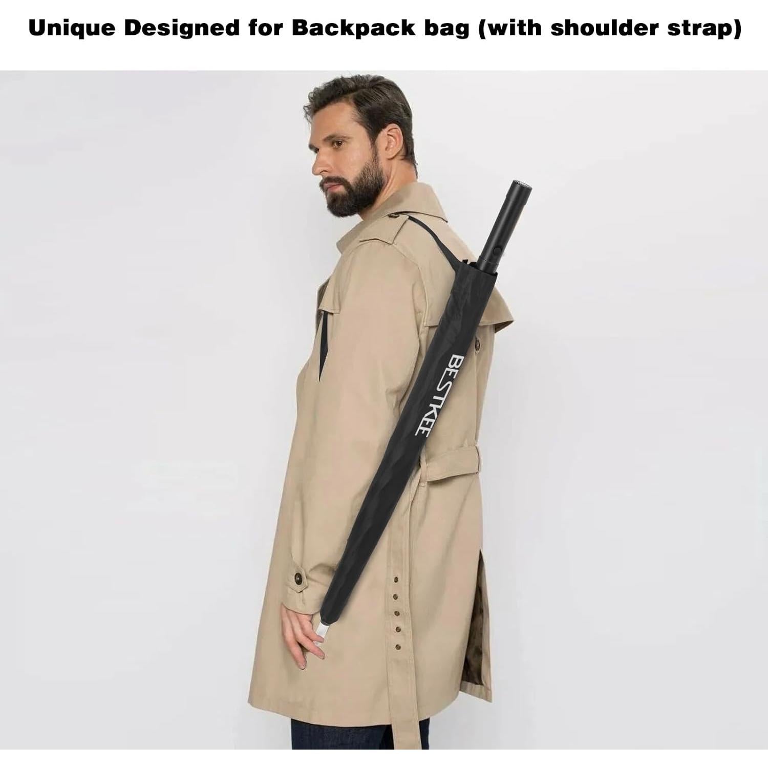 Paraguas LED BESTKEE Sable de Luz 82 cm a Prueba de Viento