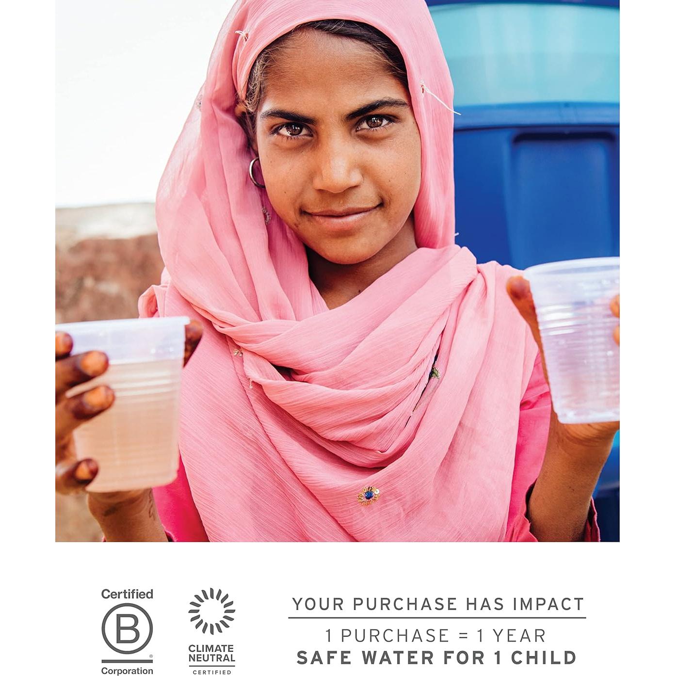 Jarra filtradora LifeStraw Home 10 tazas Wisteria libre BPA