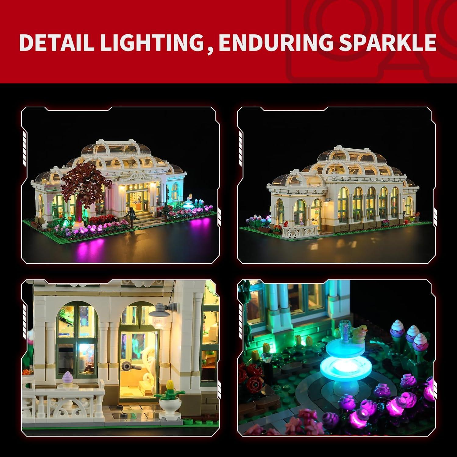 Kit de Luz BRIKSMAX para Jardín Botánico Lego 21353