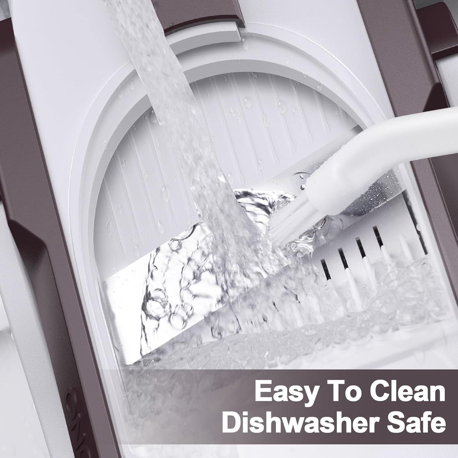 Rebanador Mandolina Jonscook 5 en 1, Grosor Ajustable 0-8 mm