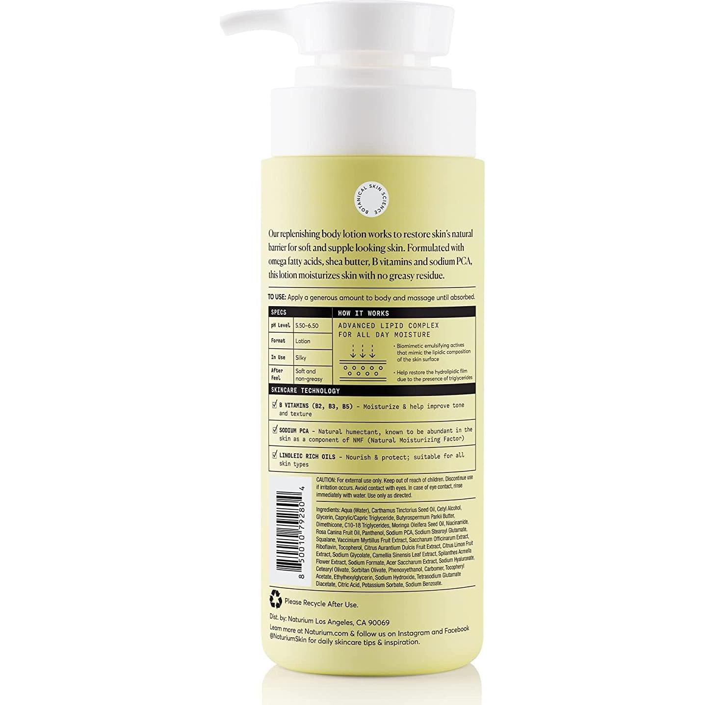 Loción Corporal Hidratante Naturium 396 ml Sin Fragancia