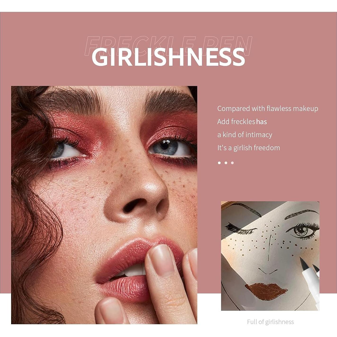 Bolígrafo de Pecas QiBei 2 Colores Impermeable Secado Rápido