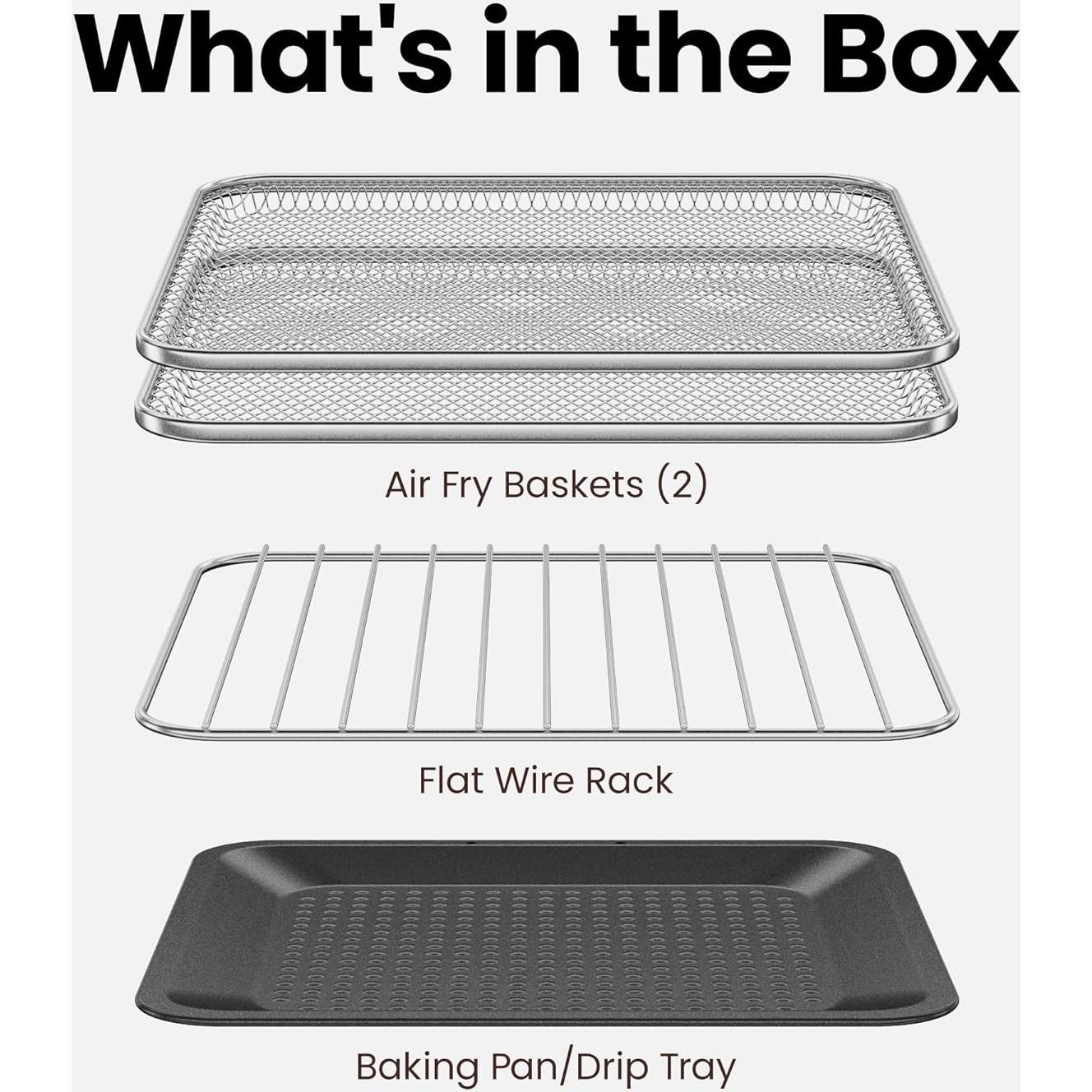 Horno Tostador Chefman EasyAir Oven + Fryer 15L 5 en 1 Negro