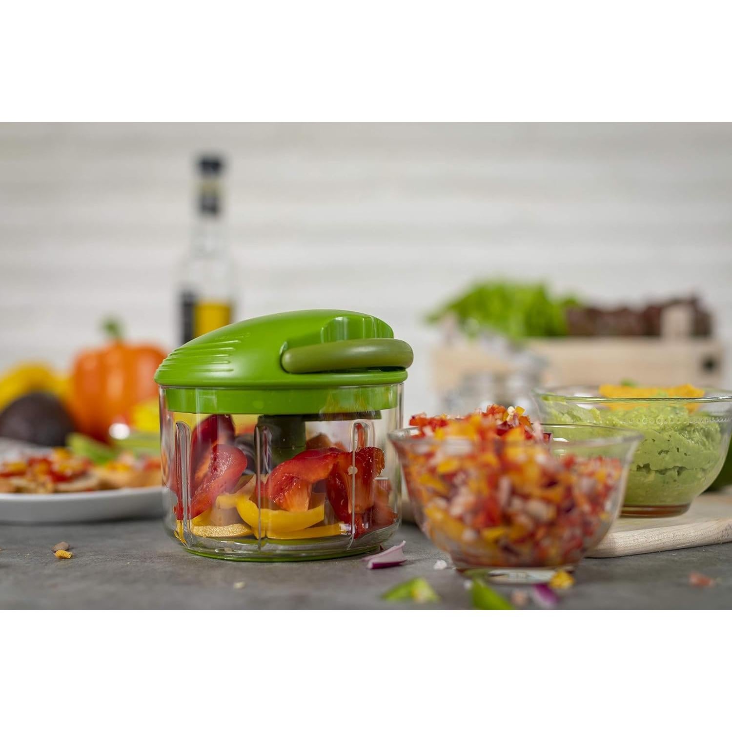 Picador de Verduras Kuhn Rikon Pull Chop 650ml Antideslizante