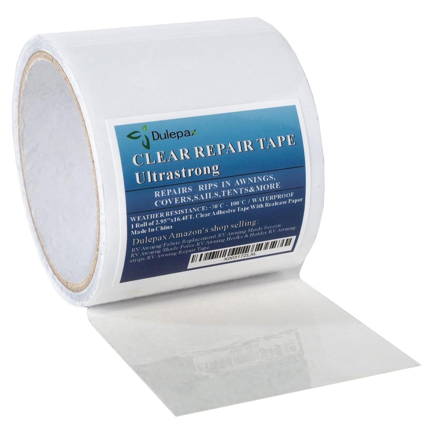 Cinta de Reparación Dulepax Ultrastrong 5m x 7.5cm para Lonas