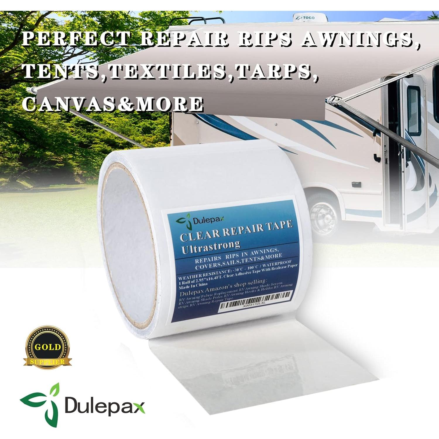 Cinta de Reparación Dulepax Ultrastrong 5m x 7.5cm para Lonas