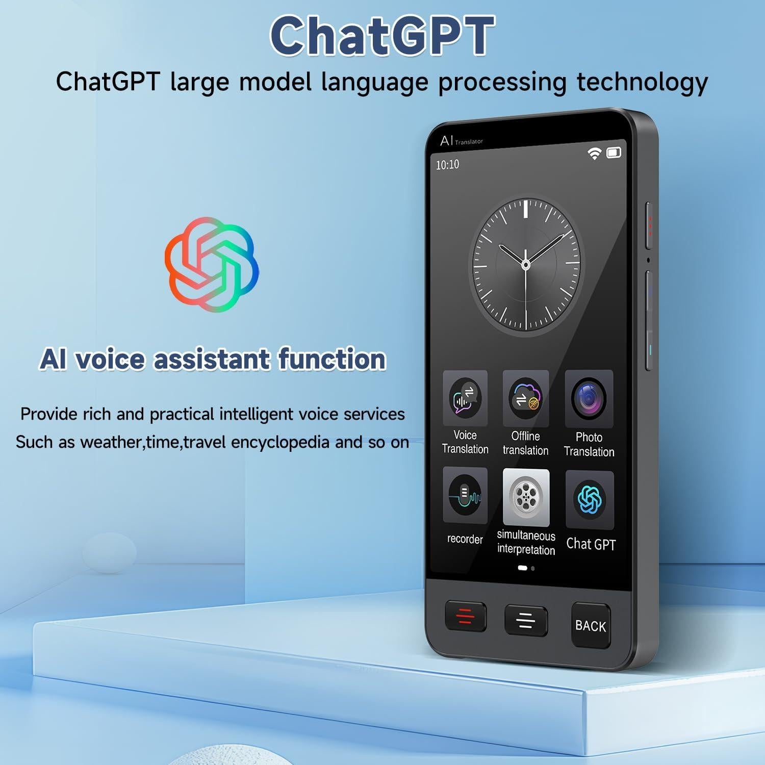 Traductor de Idiomas M80 Pro - Traducción Instantánea 142 Idiomas