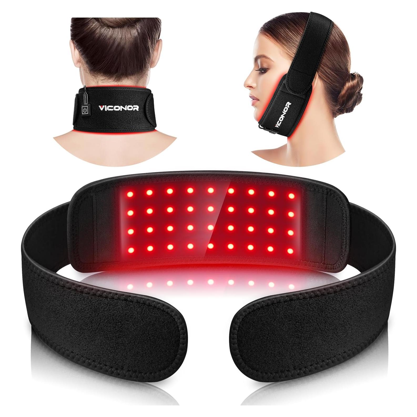 Cinturón de Terapia de Luz Roja Viconor para Cuello y Cuerpo