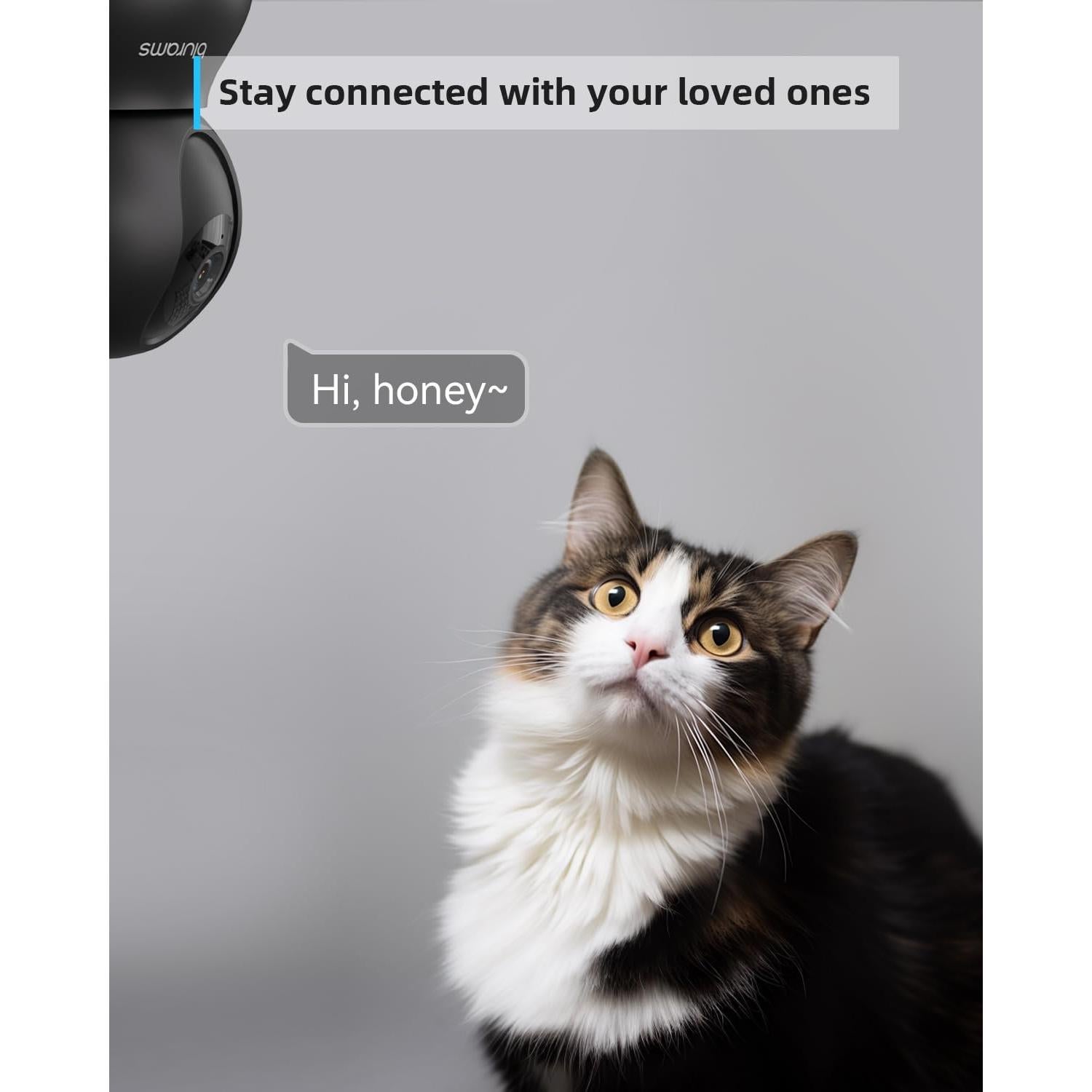 Cámara de Seguridad Interior Blurams A31 2K 360° con Audio