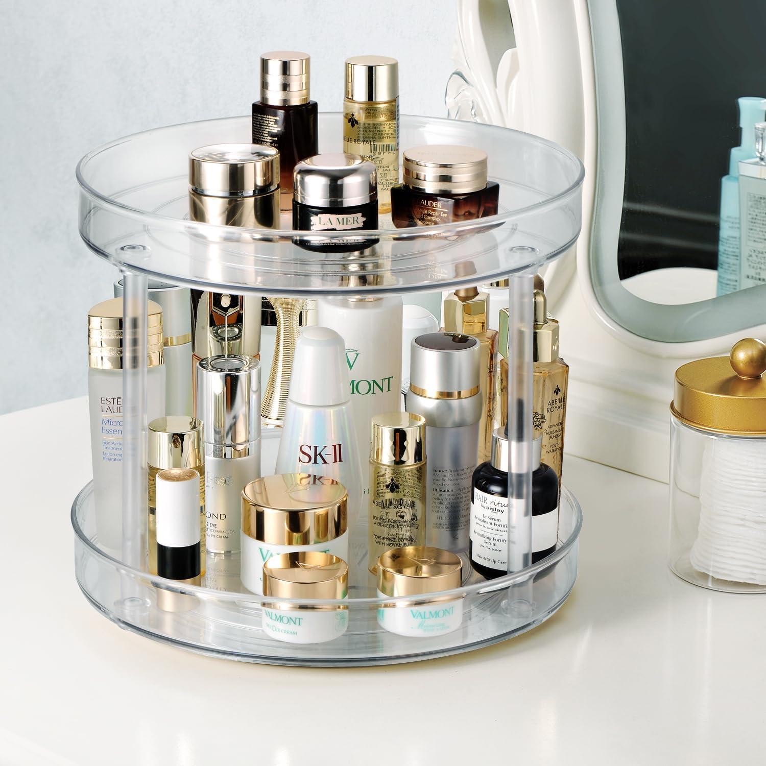 Organizador Giratorio Amolliar 2 Niveles 27.94 cm Blanco