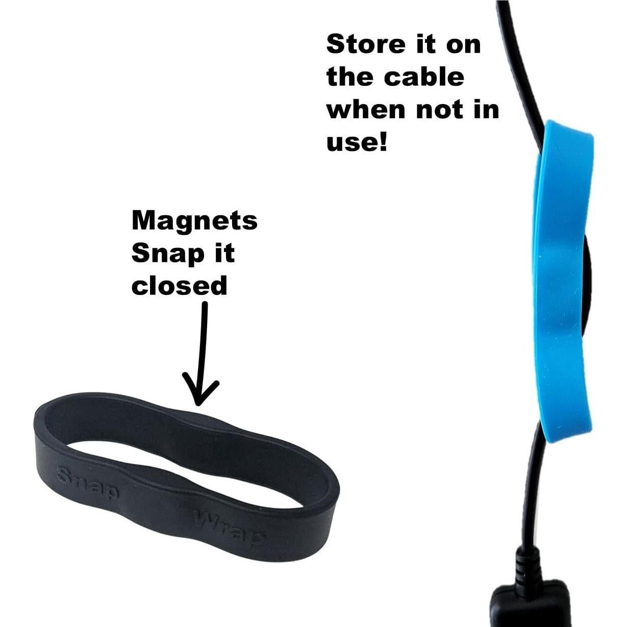 Organizador de Cables Magnético GoCJ | Paquete de 6 | Silicona