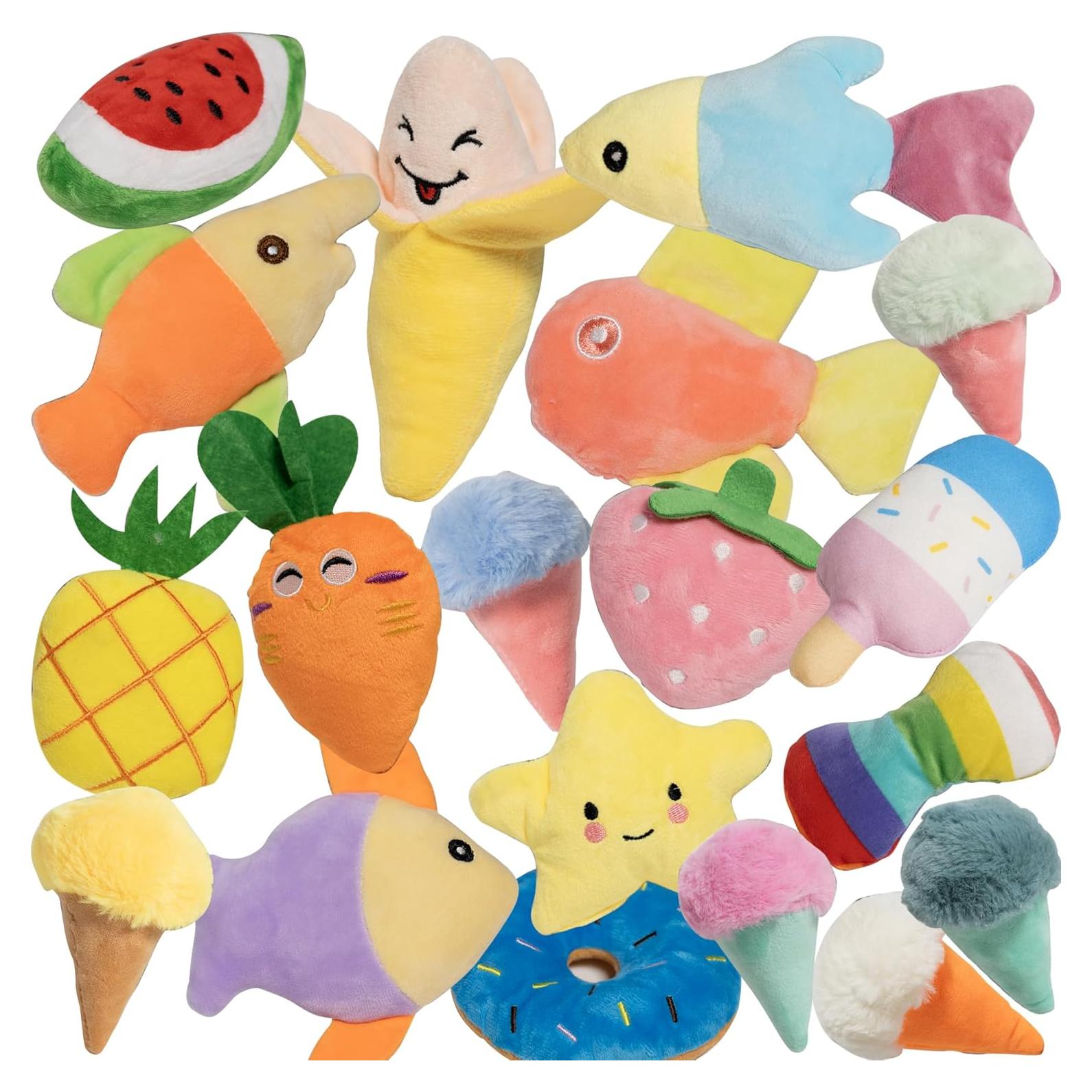 Paquete de 19 Juguetes para Perros GZQ - Squeaky y Suaves