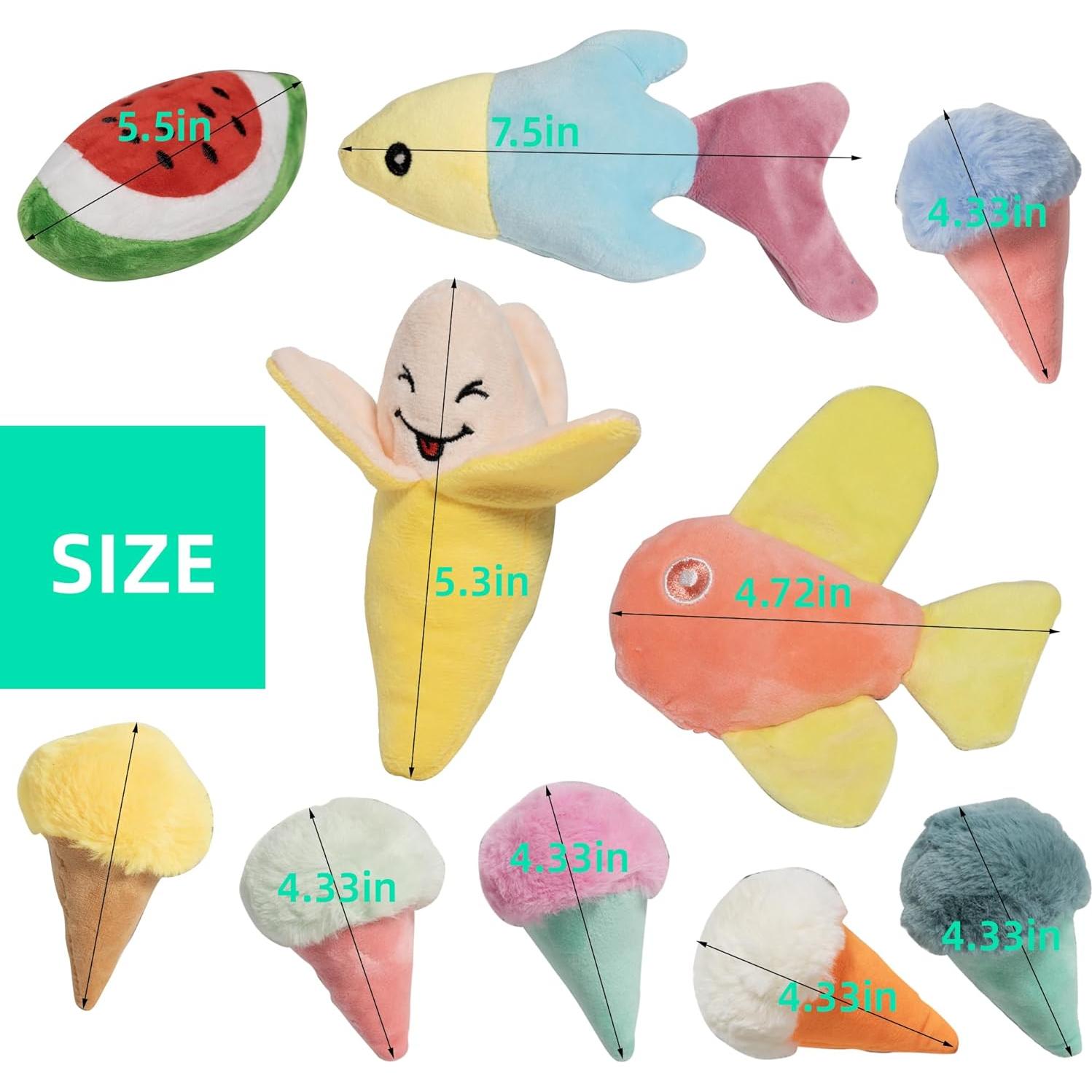 Paquete de 19 Juguetes para Perros GZQ - Squeaky y Suaves