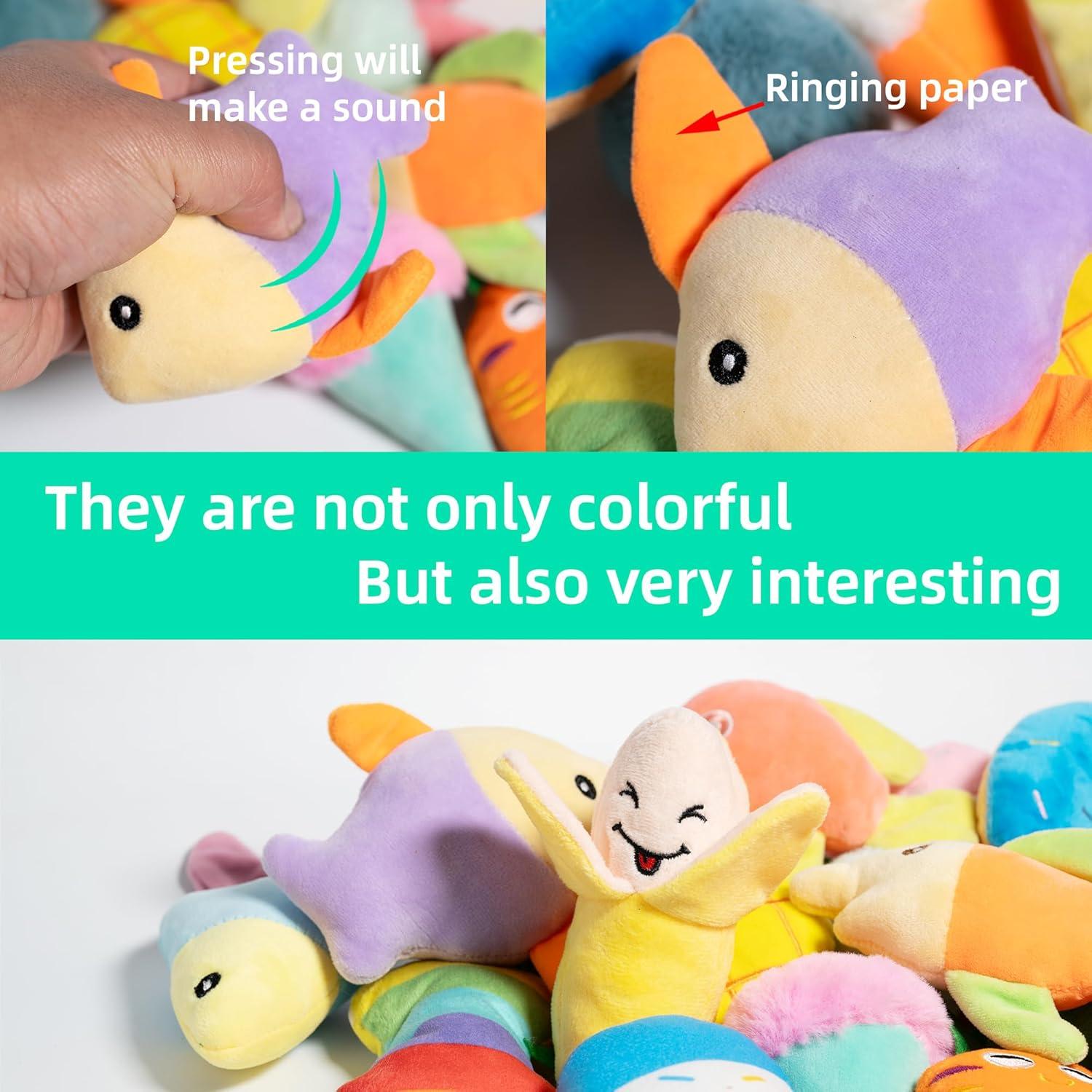 Paquete de 19 Juguetes para Perros GZQ - Squeaky y Suaves