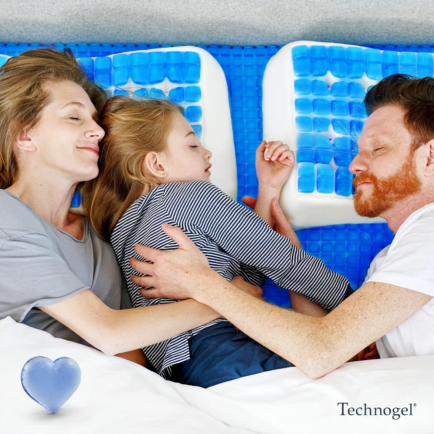 Almohada Refrigerante Technogel Anatomic 32.5x16 cm - Soporte Cervical