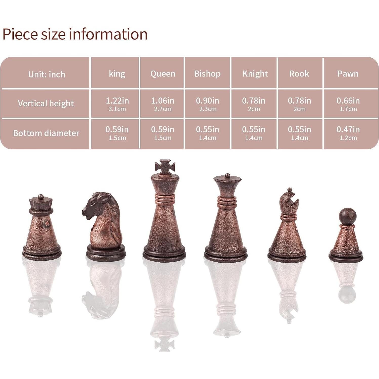 Juego de Ajedrez Magnético Plegable 20.32 cm Shantou