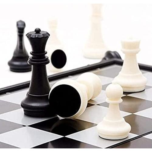 Juego de Ajedrez Magnético Multipurpose Go Plegable 30.5 cm