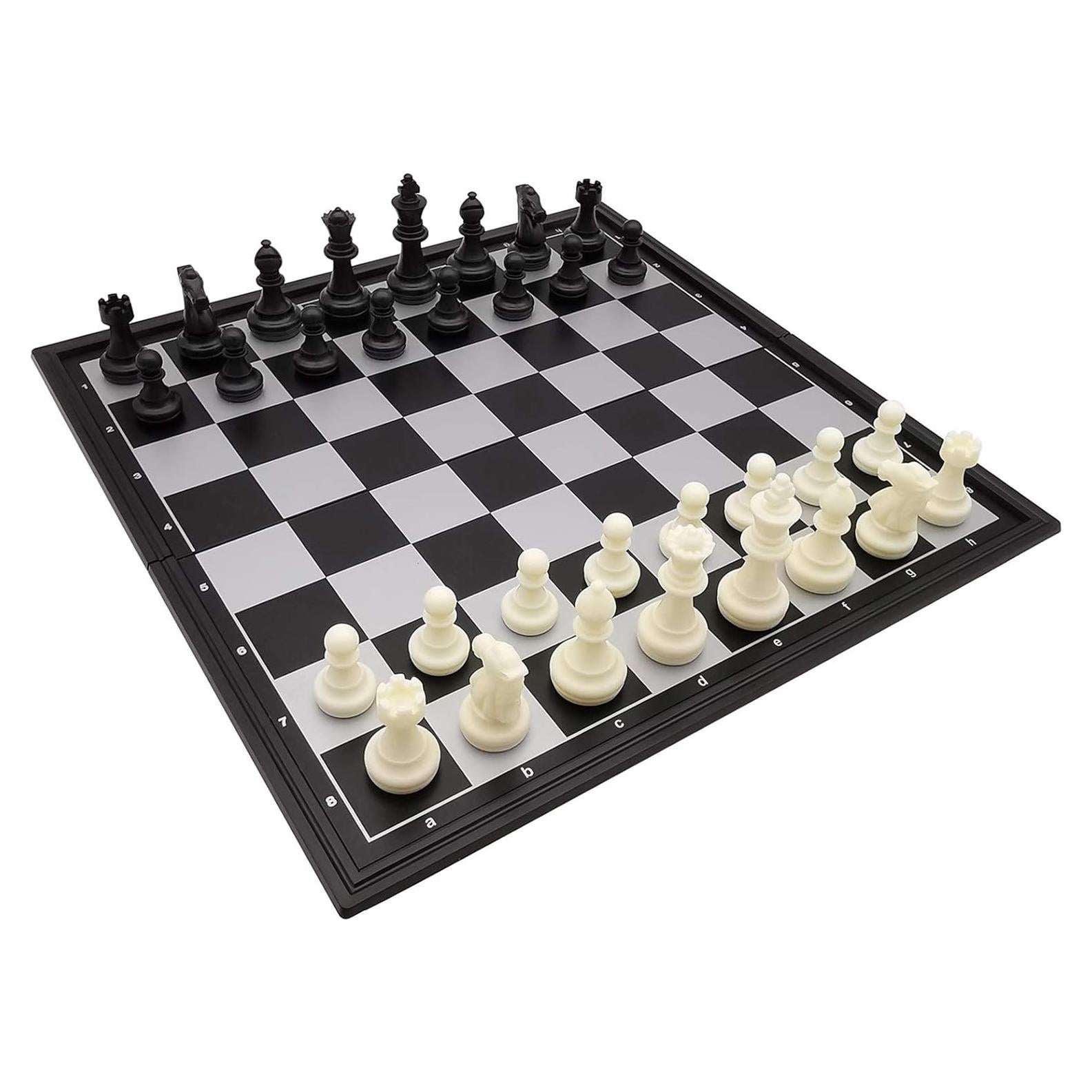 Juego de Ajedrez Magnético Fuhengli Plegable 24.9x24.9 cm