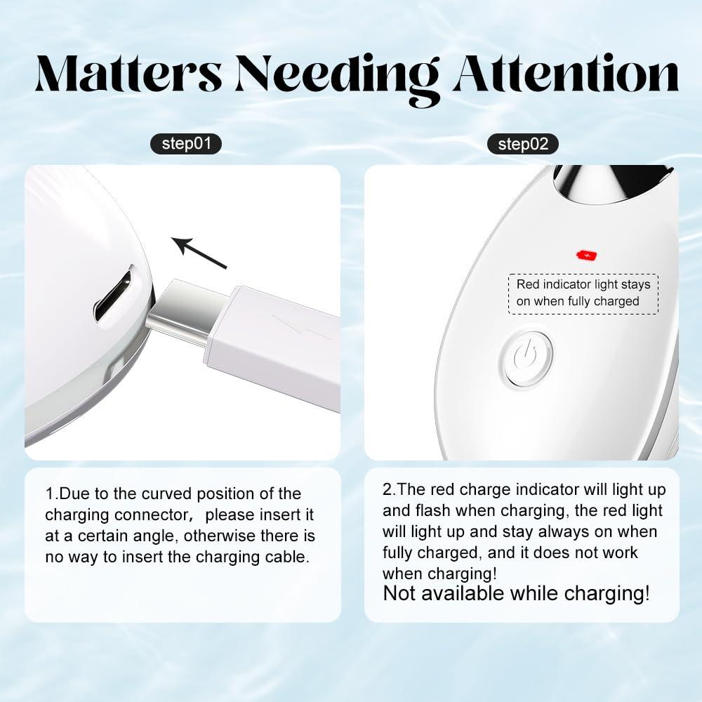 Masajeador Facial YUNRUO 3 Modos Vibración Doble Papada