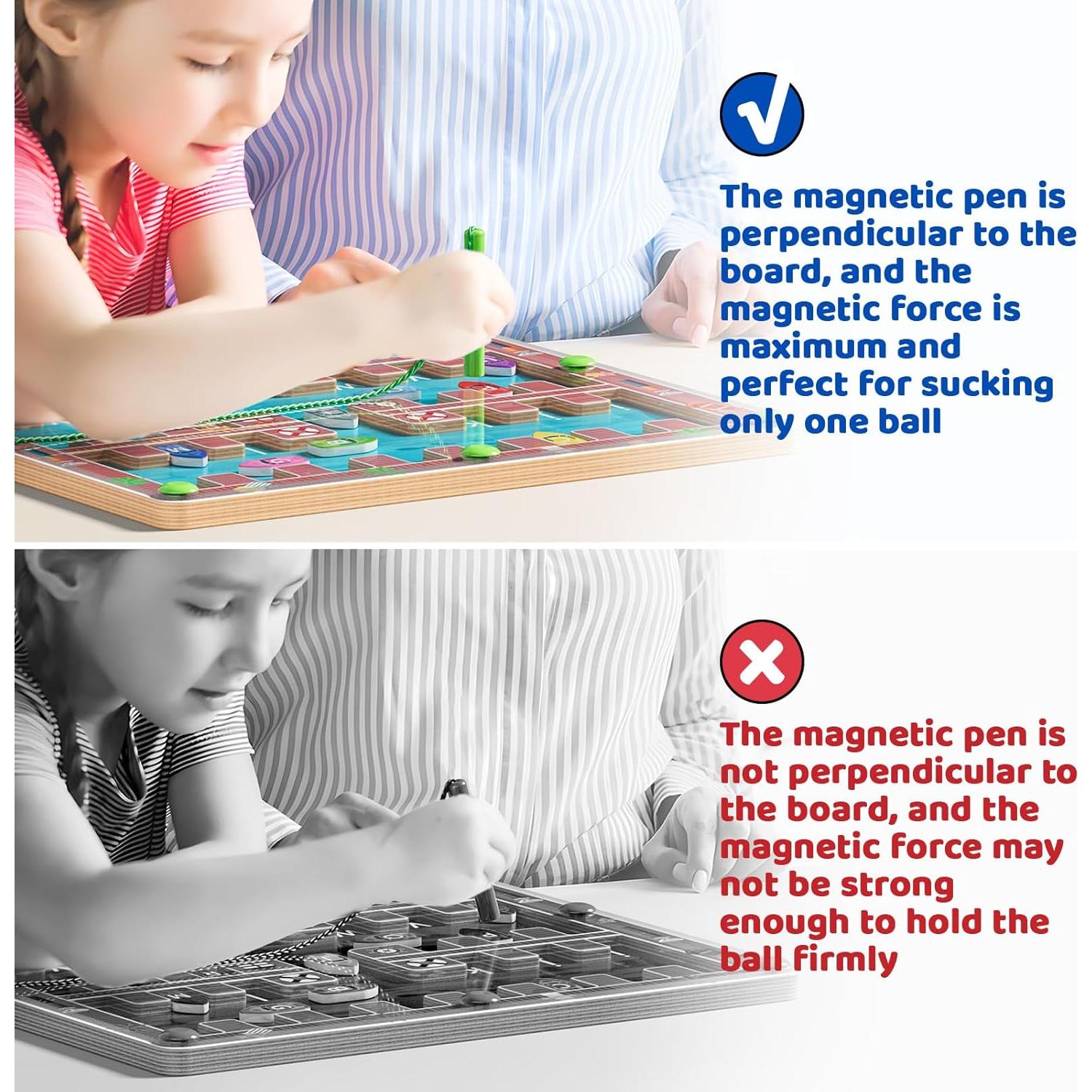 Rompecabezas Magnético Montessori QODOFLR 29.46 cm Letras