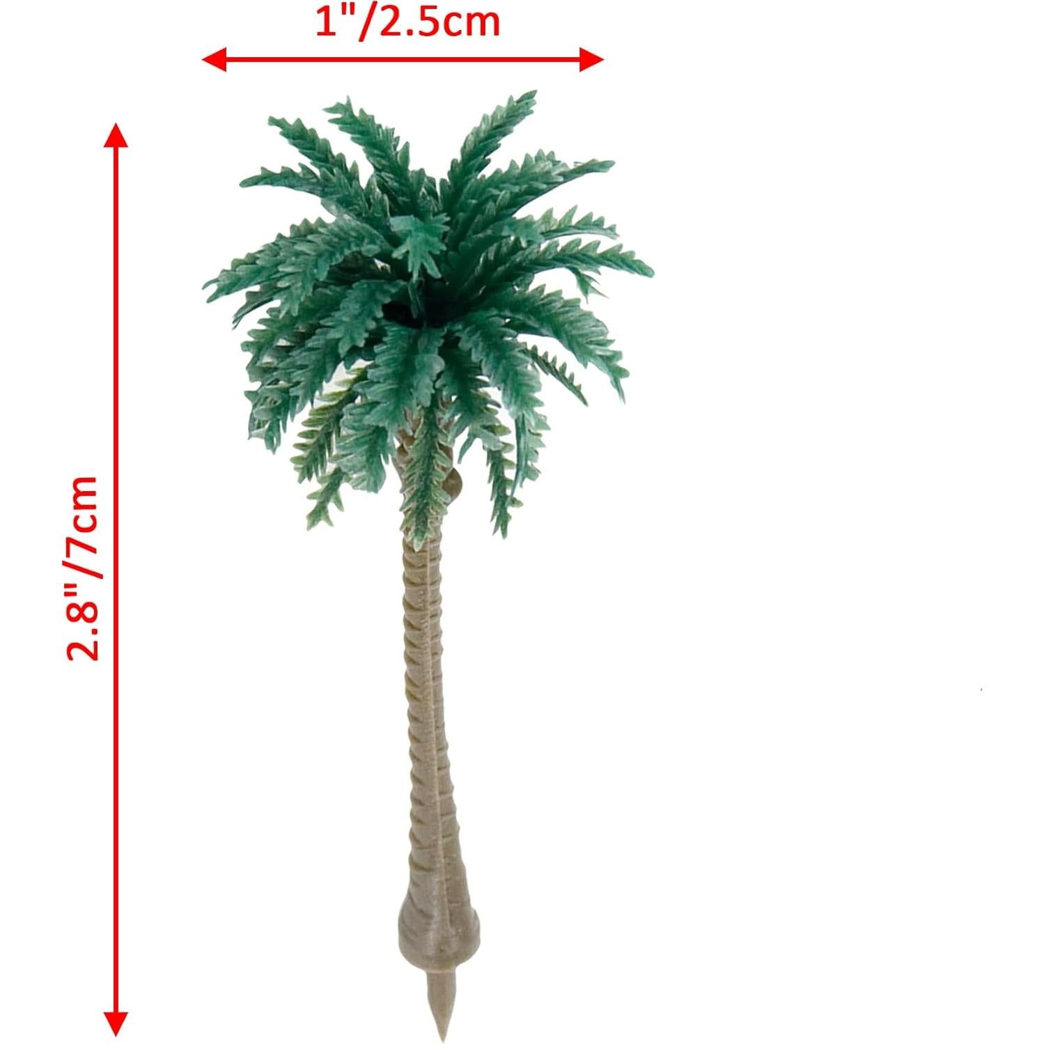 Modelo de Palma de Coco 7cm - 10pcs Bitray para Terrario