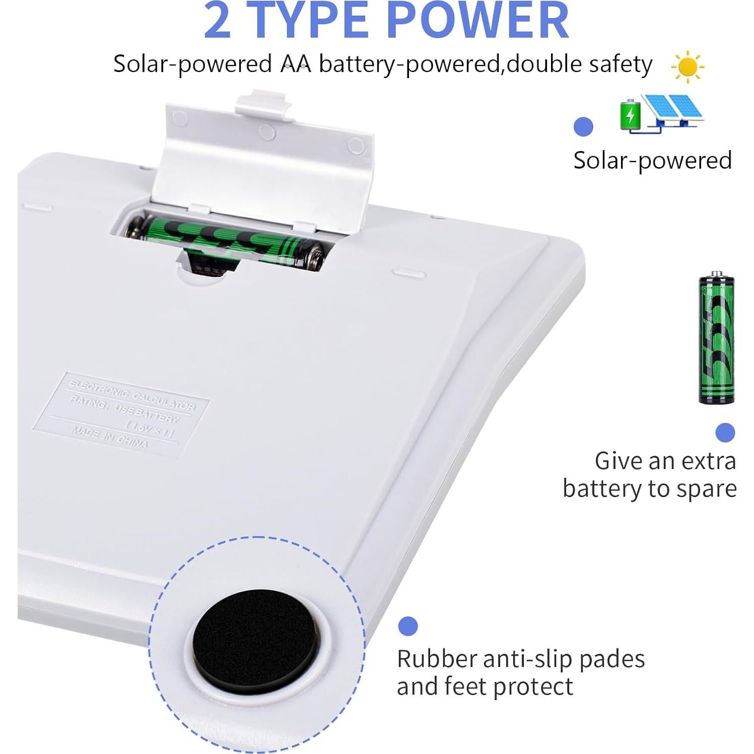 Calculadora Solar ONXE 12 Dígitos Pantalla Grande 4.9"
