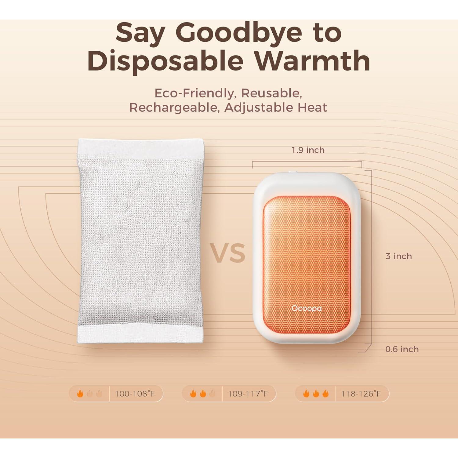 Calentadores de Manos OCOOPA UT4 Young Recargables 5000mAh