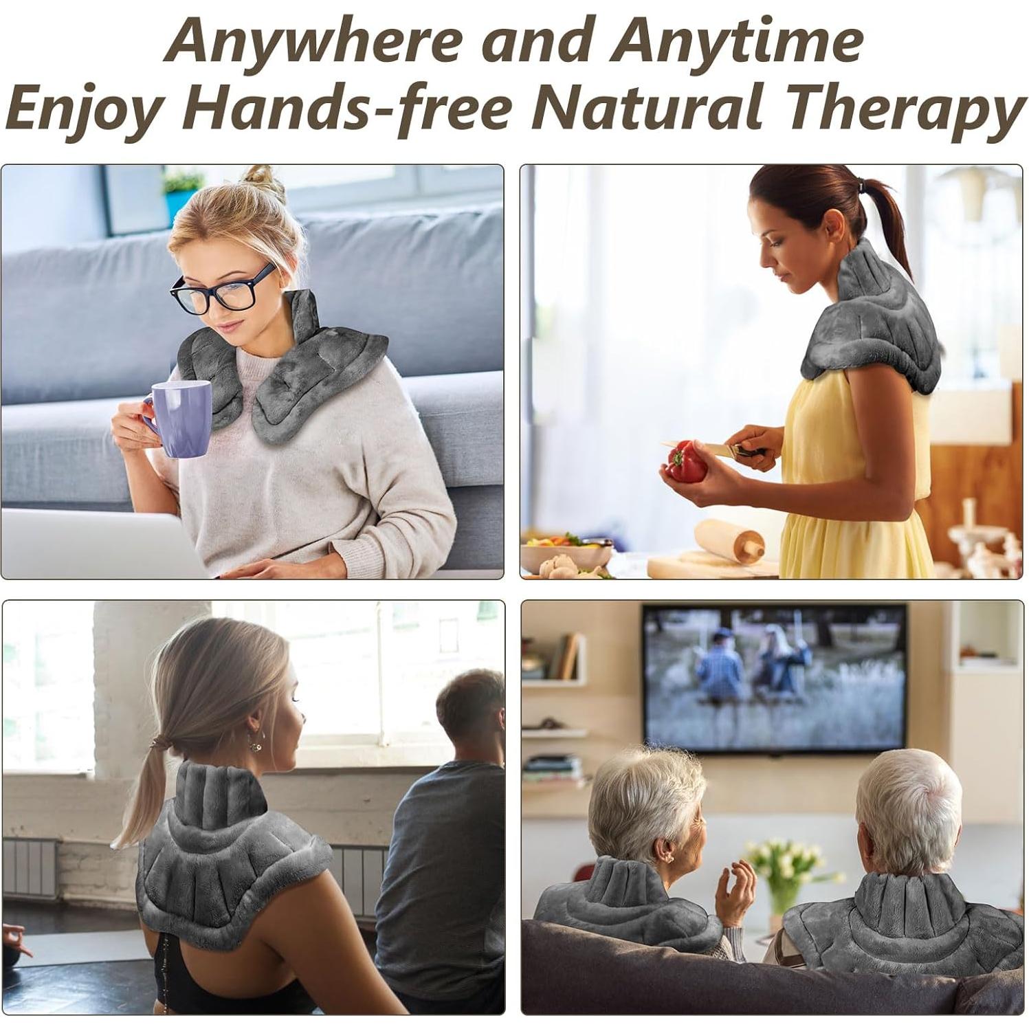 Almohadilla Térmica para Cuello AiricePac 25x10 cm Alivio Dolor