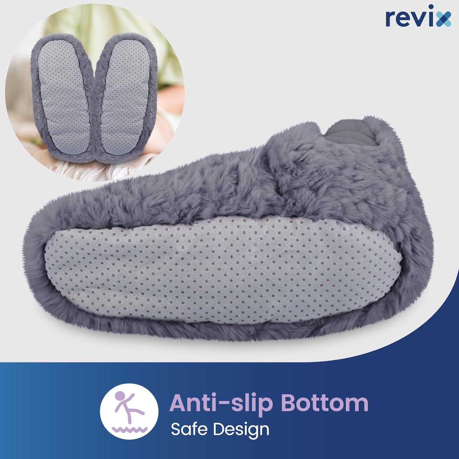 Botas Calentables REVIX para Pies y Tobillos - Gris S/M