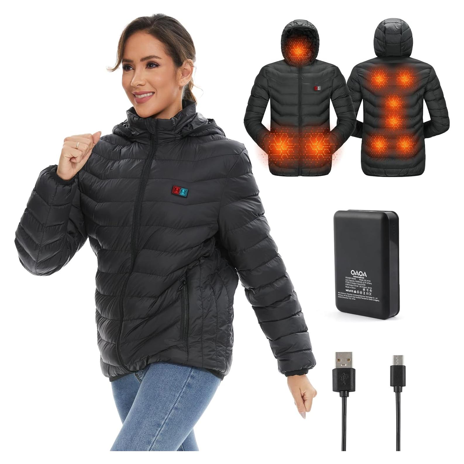 Chaqueta Calefaccionada Mujer Shenzhen DC-K101 9 Zonas Calor