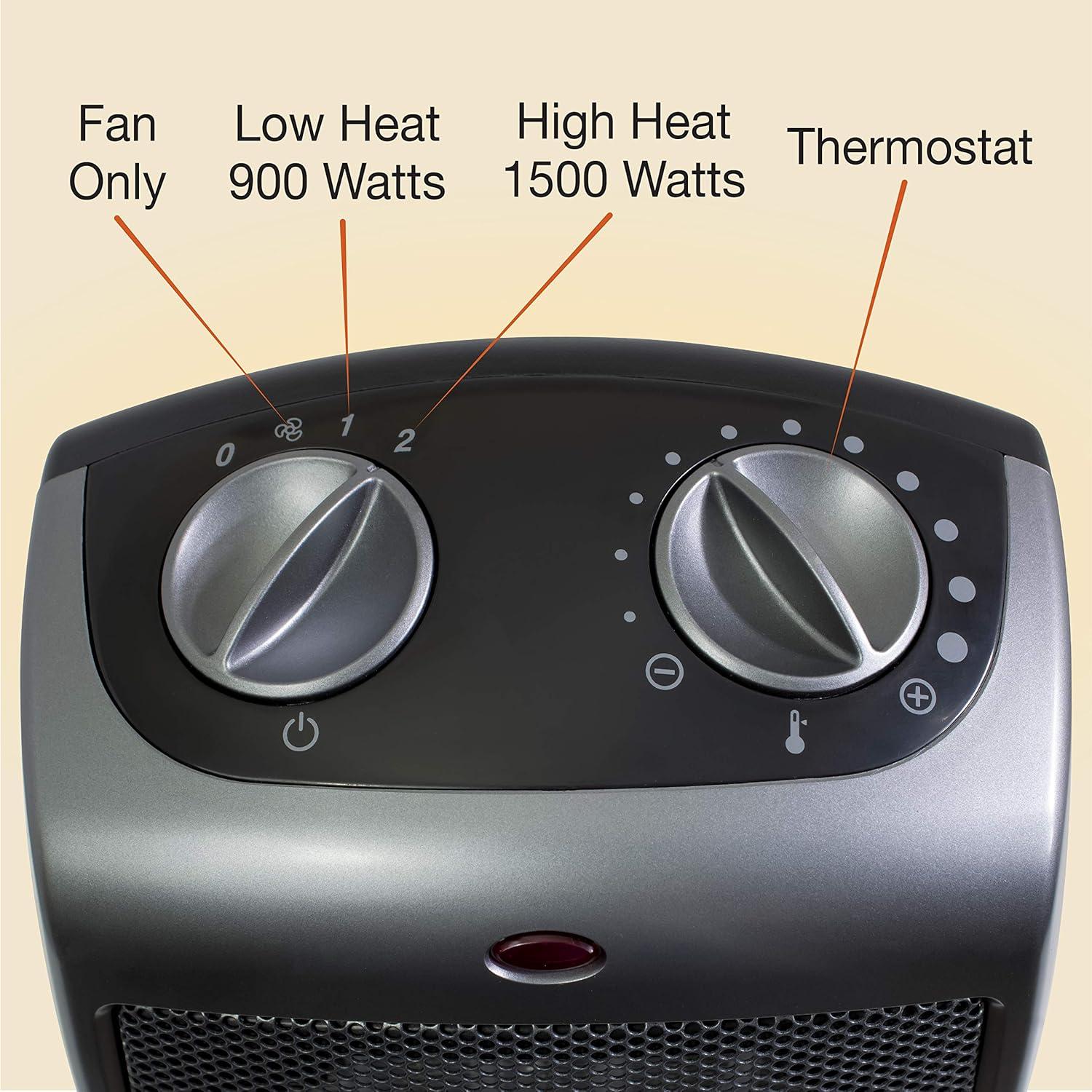 Calentador de Espacio Cerámico Lasko 754201 1500W Portátil