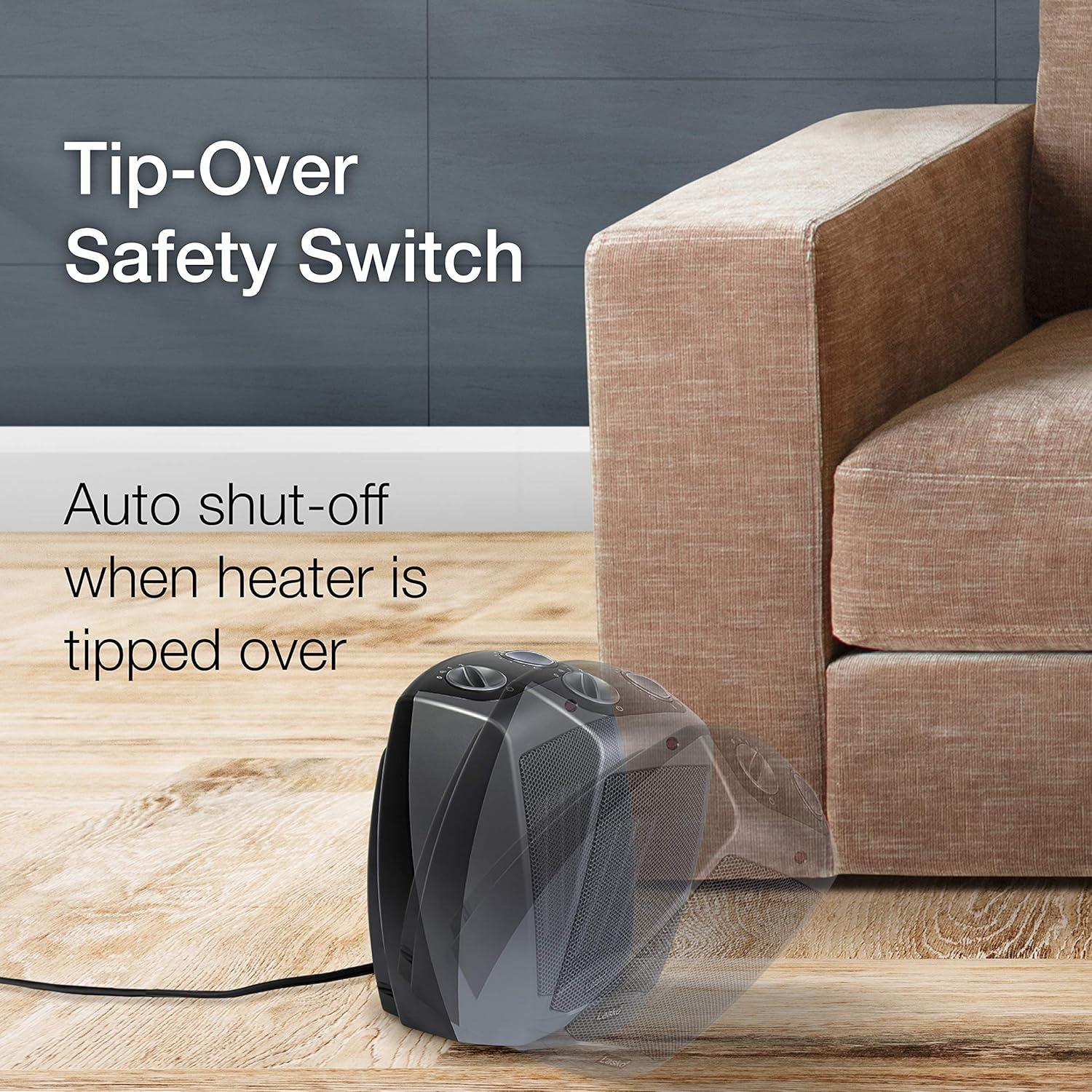 Calentador de Espacio Cerámico Lasko 754201 1500W Portátil