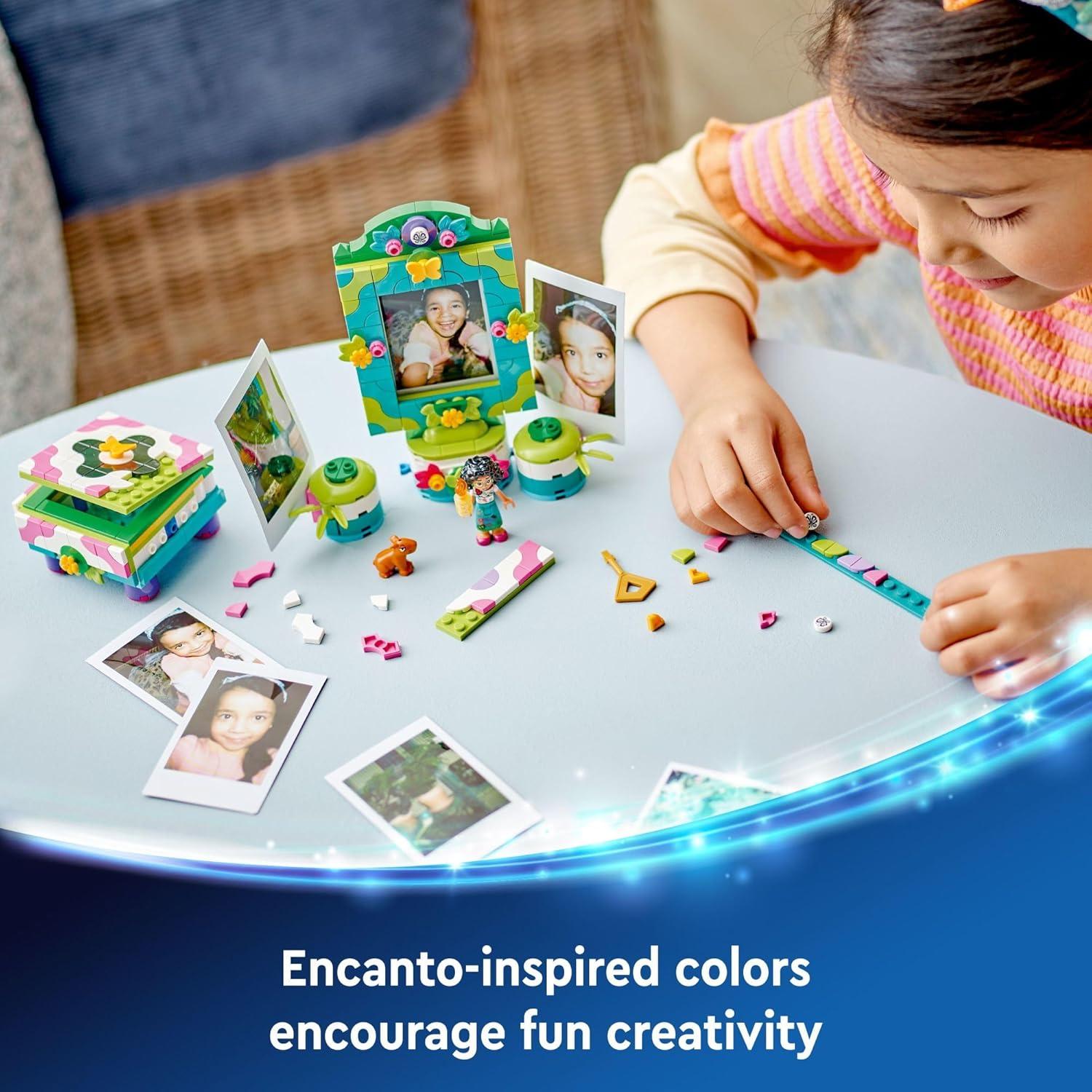 LEGO Disney Encanto Caja de Joyería y Marco de Foto Mirabel