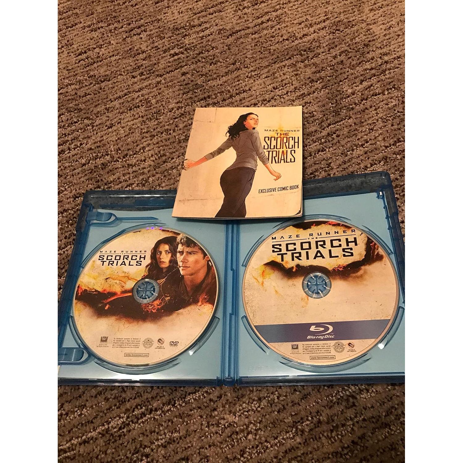 Maze Runner: Las Pruebas de Fuego Blu-Ray + DVD 2015