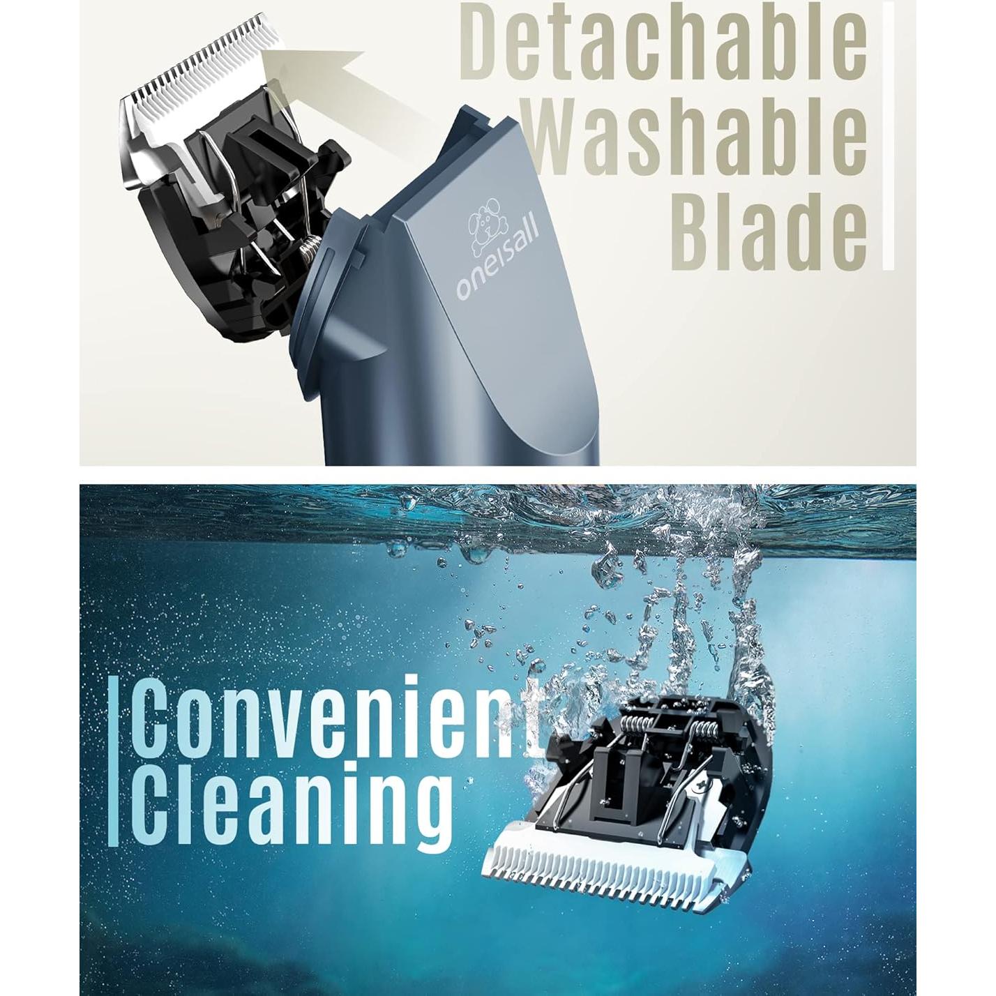 Cortadora de Pelo para Perros Oneisall Inalámbrica Silenciosa