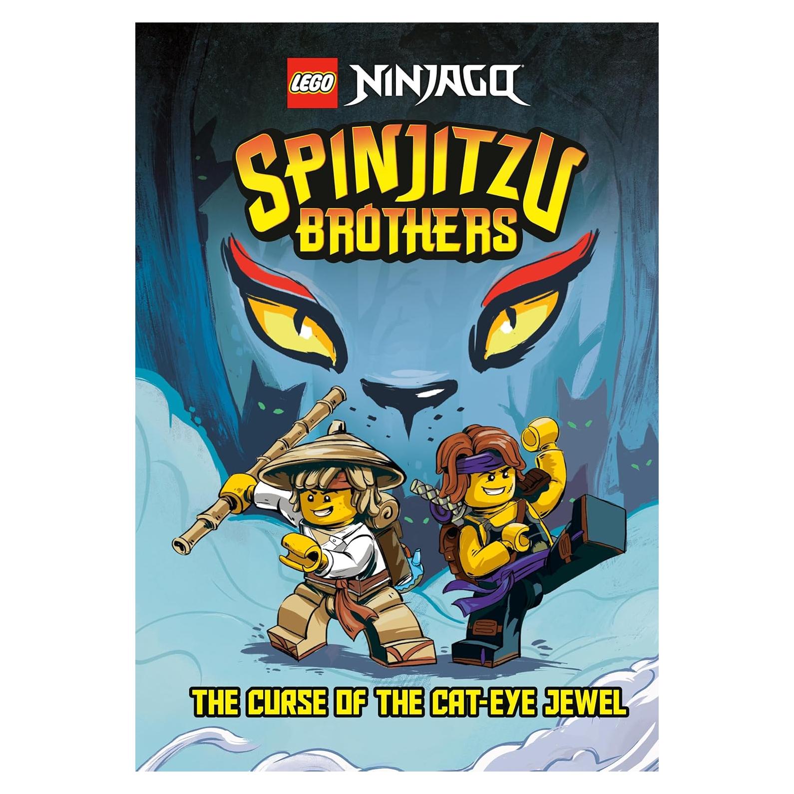 Spinjitzu Brothers #1: The Curse of the Cat-Eye Jewel (LEGO Ninjago) (A Stepping Stone Book)