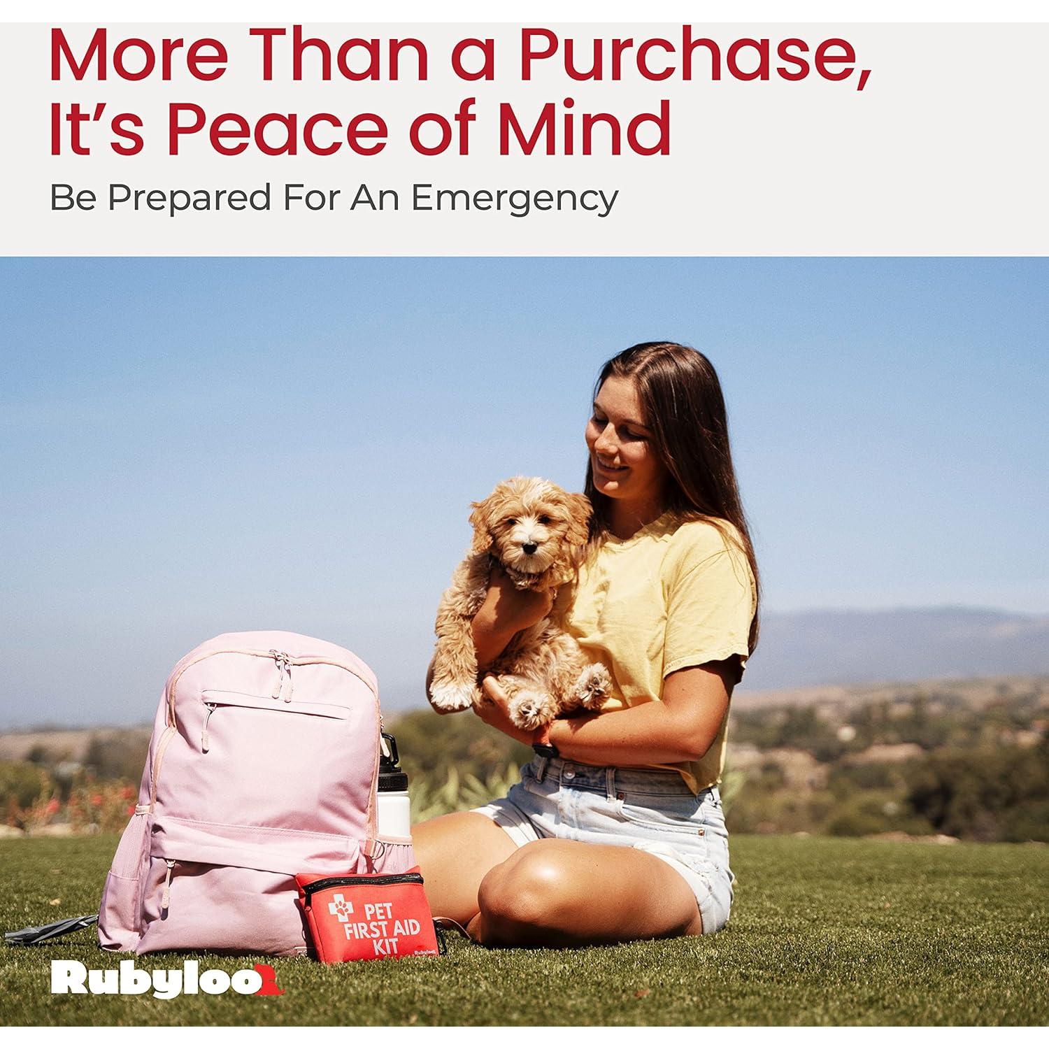 Kit de Primeros Auxilios para Perros Rubyloo 39 Piezas Viaje