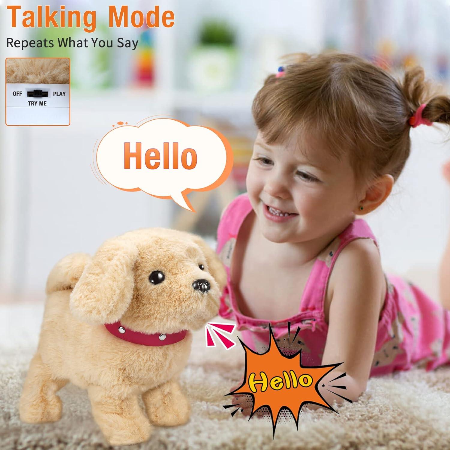 Peluche Hablante Koonie Golden Retriever Interactivo 24.9cm